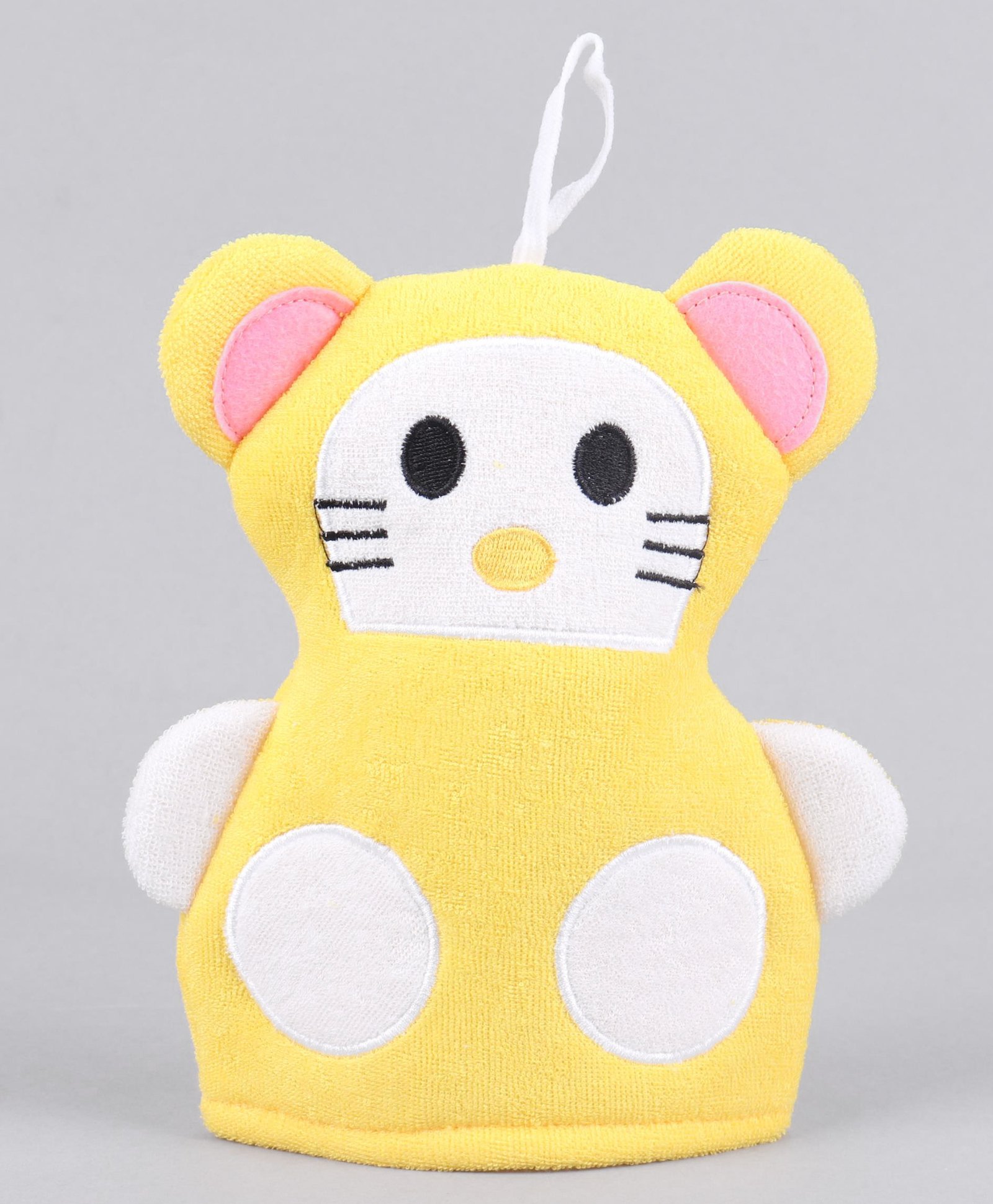 fab n funky Kitty Shaped Bath Glove - Yellow-picture-26