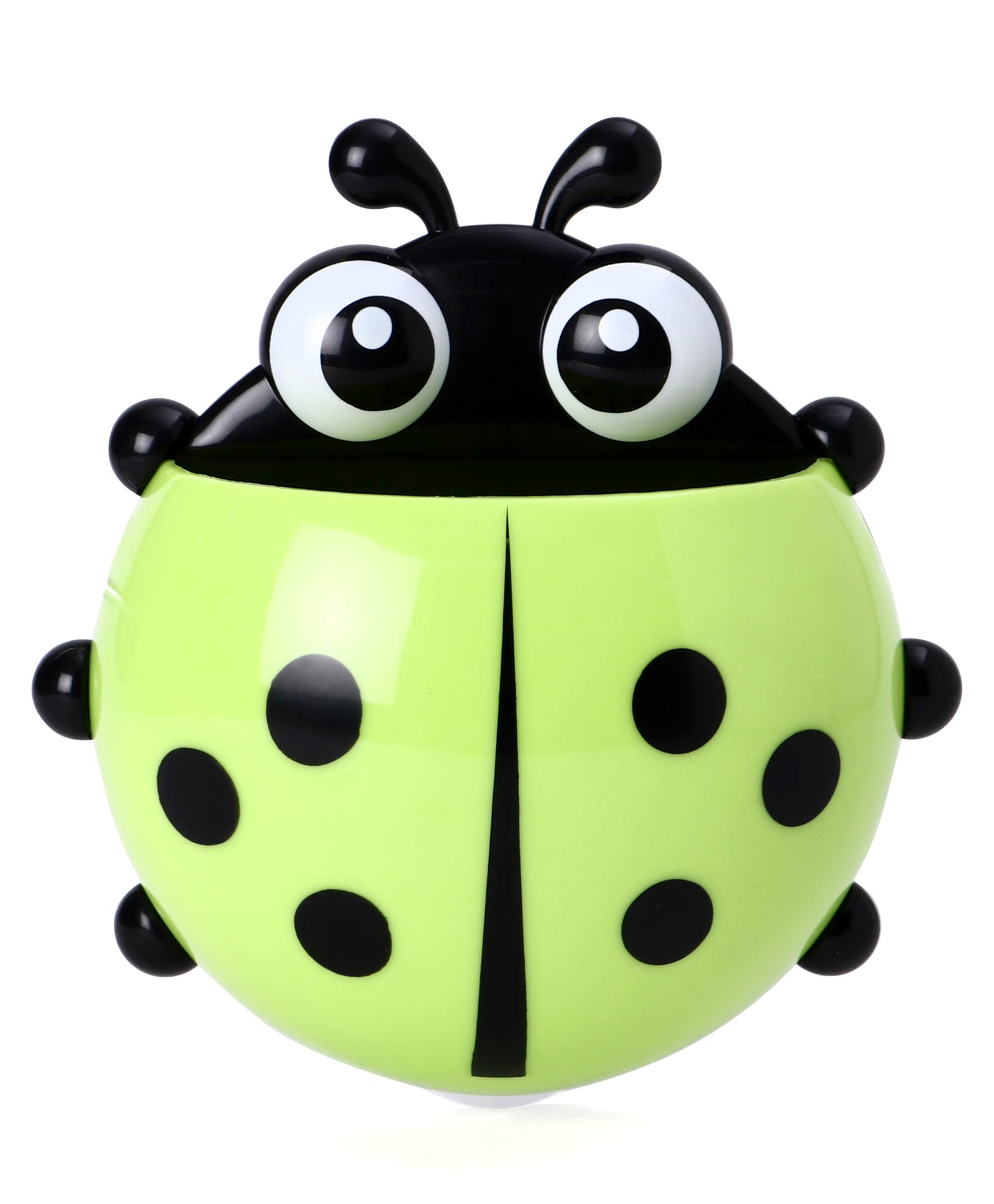 Ladybug Shaped Toothbrush Holder - Green-image-26