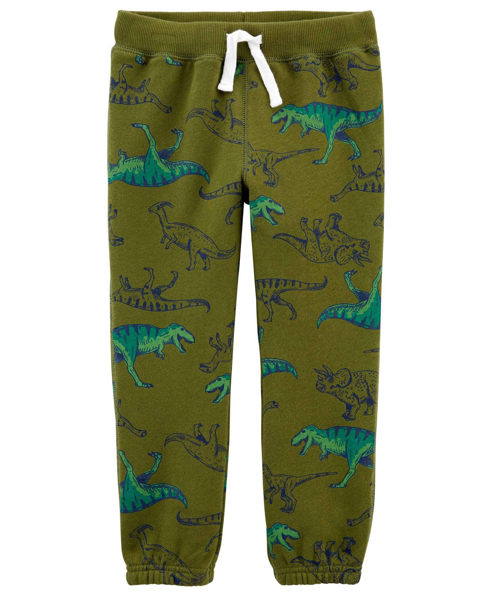 Carter's Dinosaur Pull-On Warm Fleece Pants - Green-picture-16