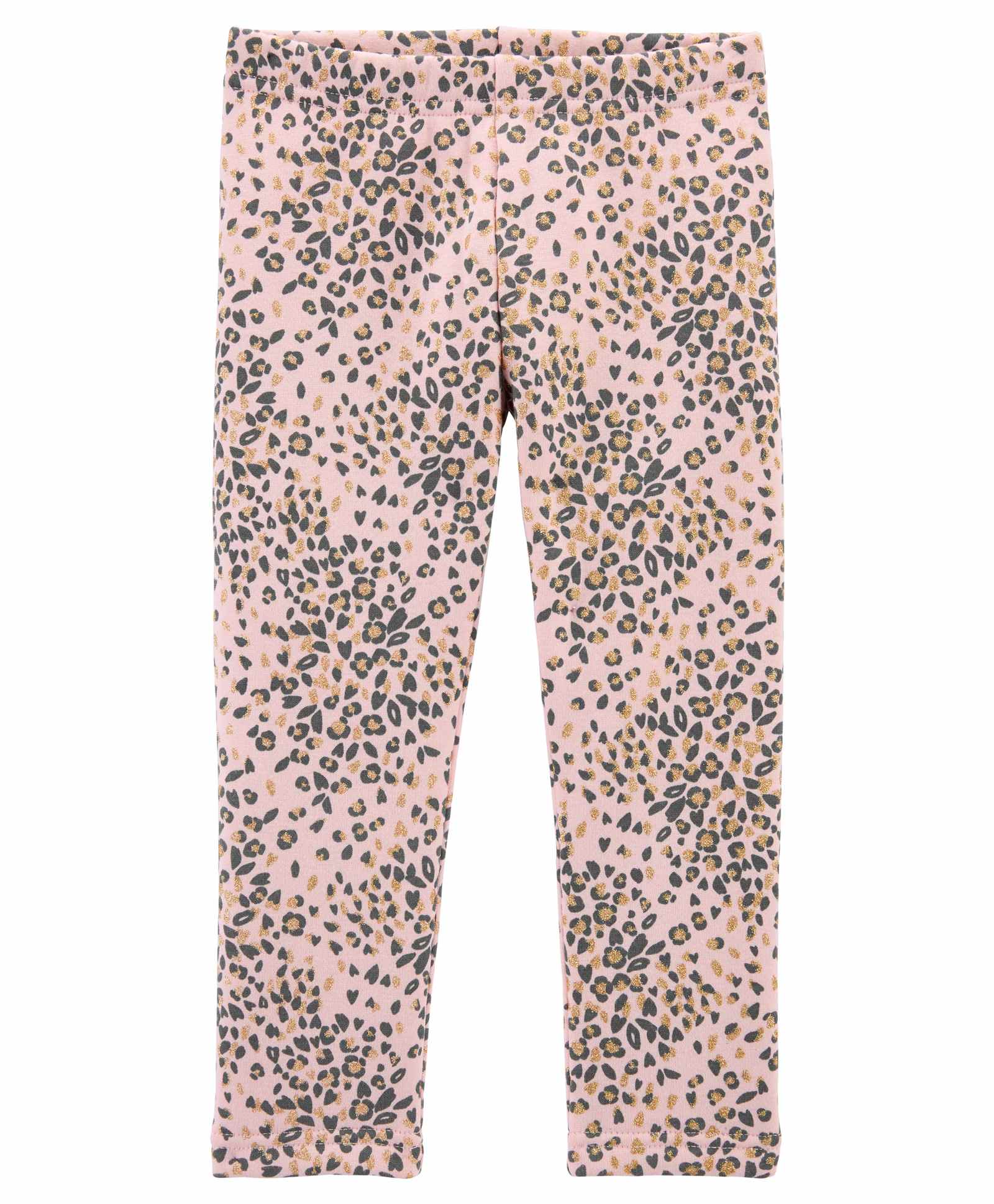 Carter's Leopard Cozy Warm Fleece Leggings - Multicolour-image-22