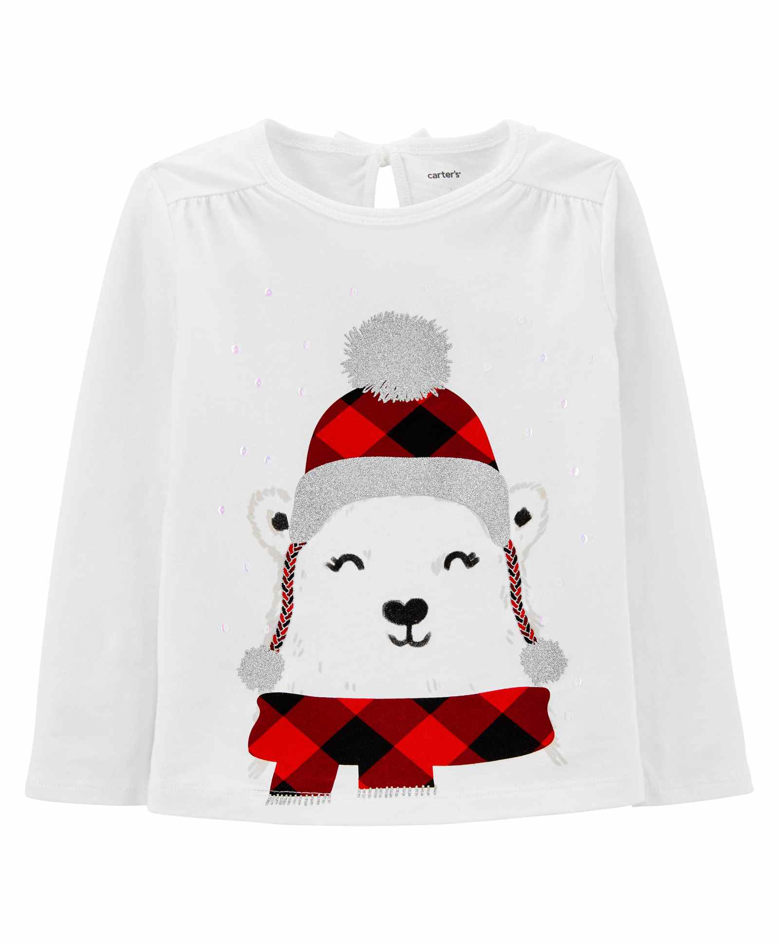 Carter's Polar Bear Jersey Tee - White-picture-18