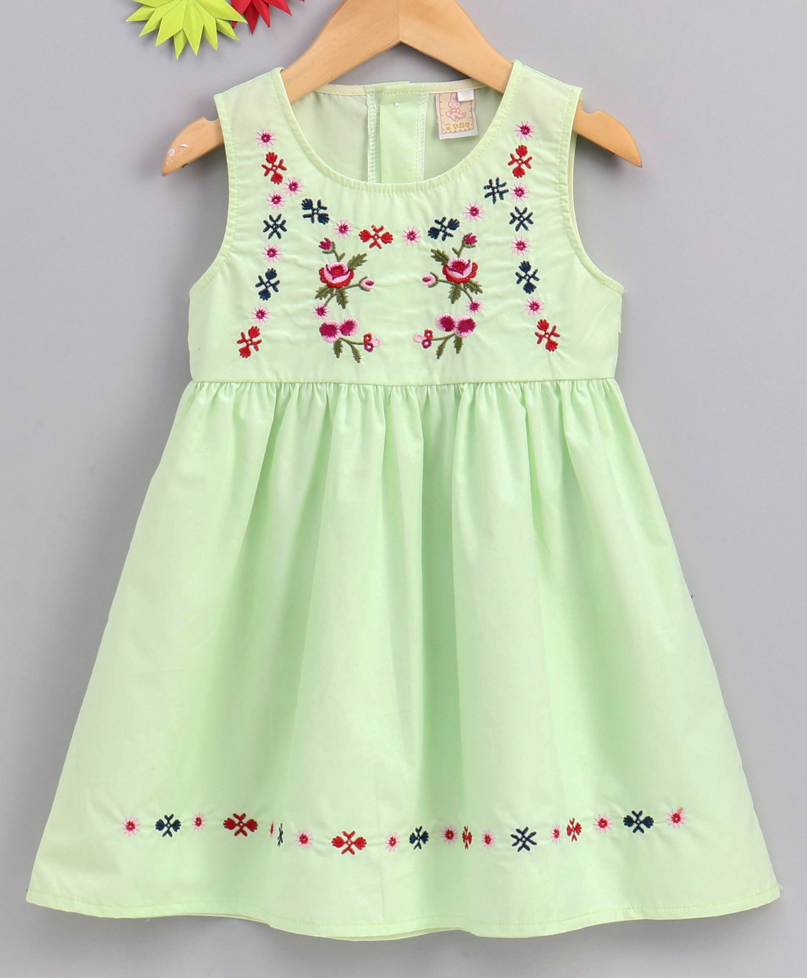 light green frock