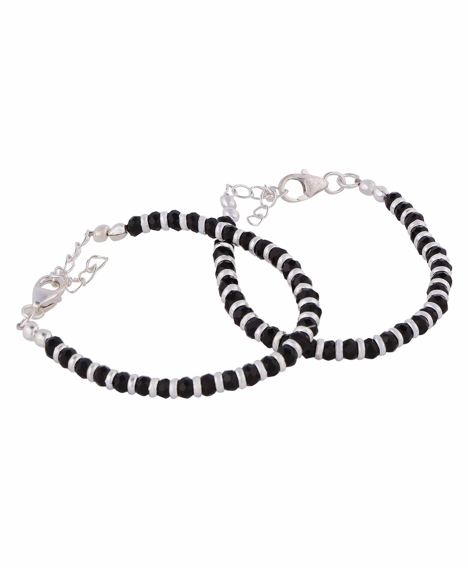 Buy Black and Silver Color Star Design ladies Chain Bracelet for Casual 9  to 5 Collection at Best Prices in India - Recharge1
