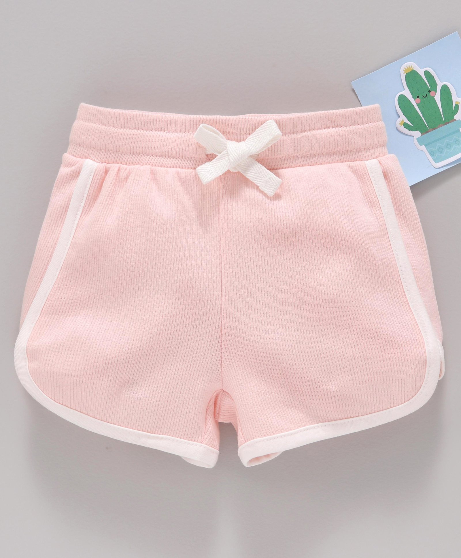 pink baby shorts