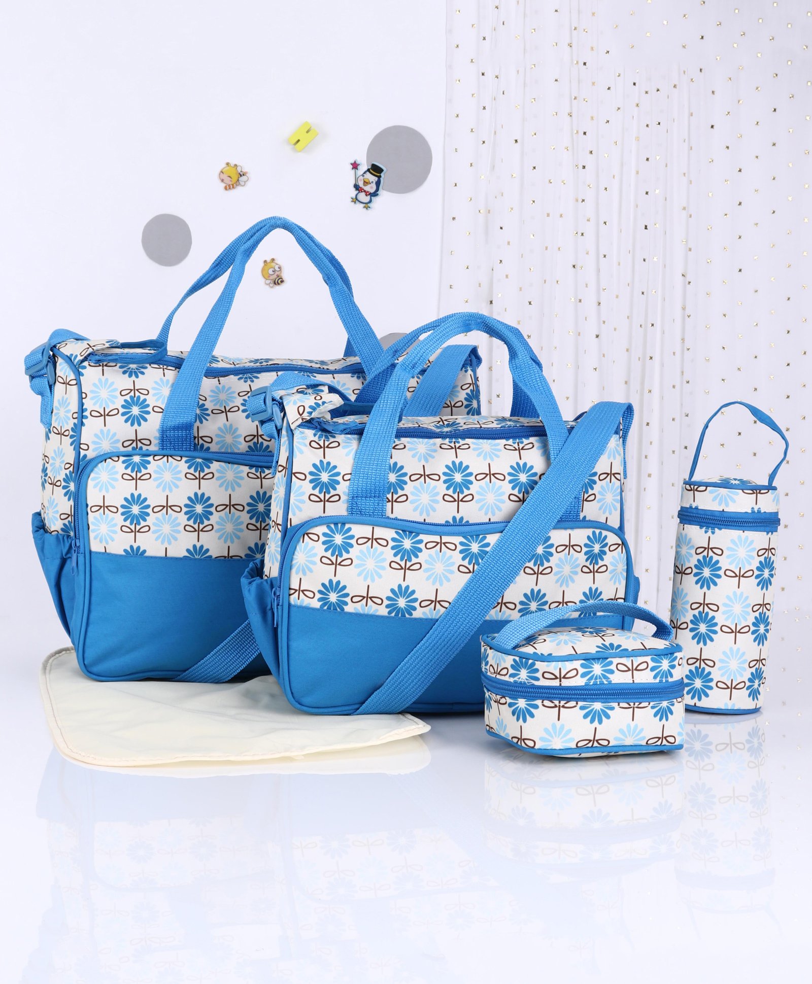 floral print diaper bags