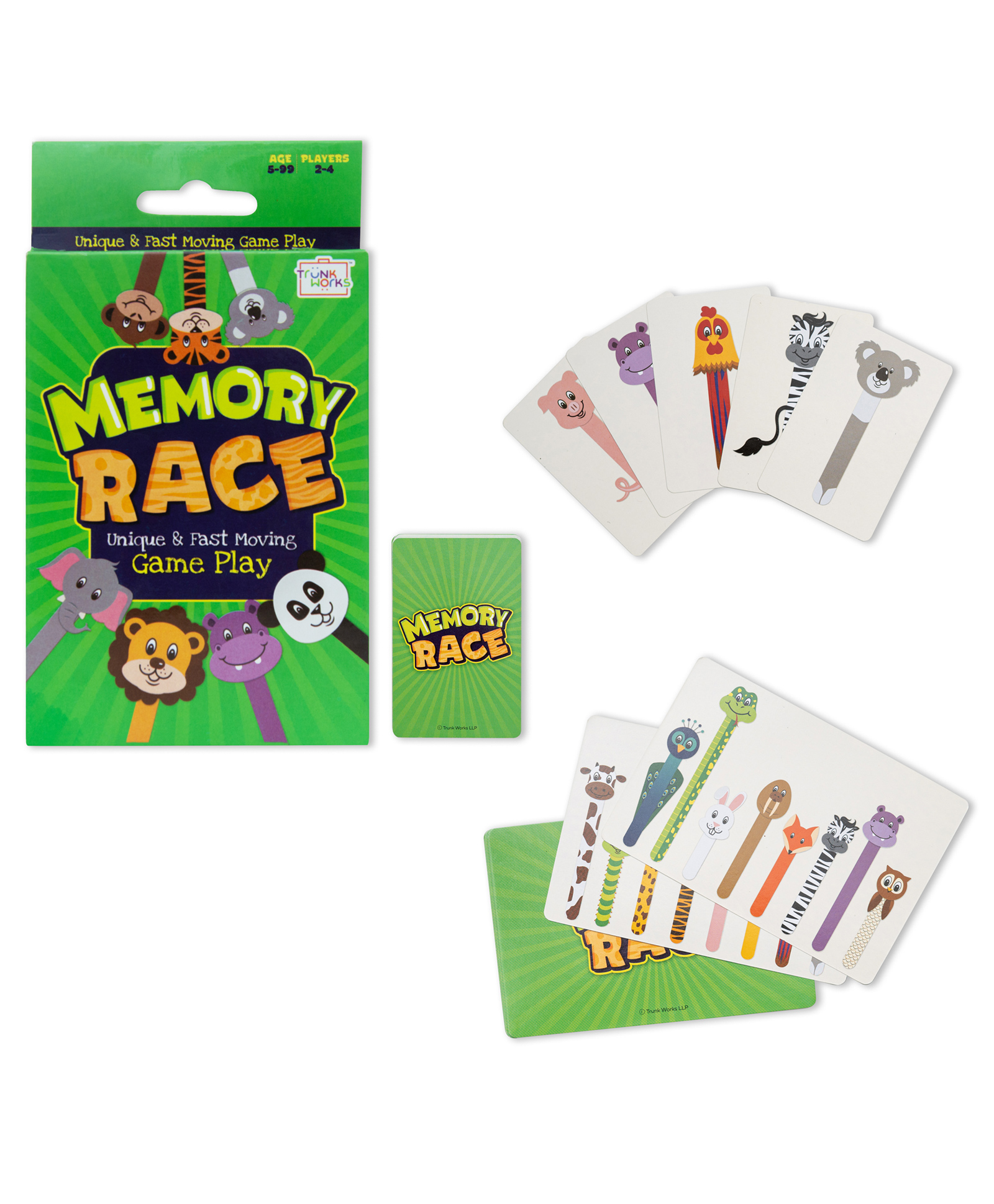 Trunk Works Memory Race Card Game - Multicolor-image-7