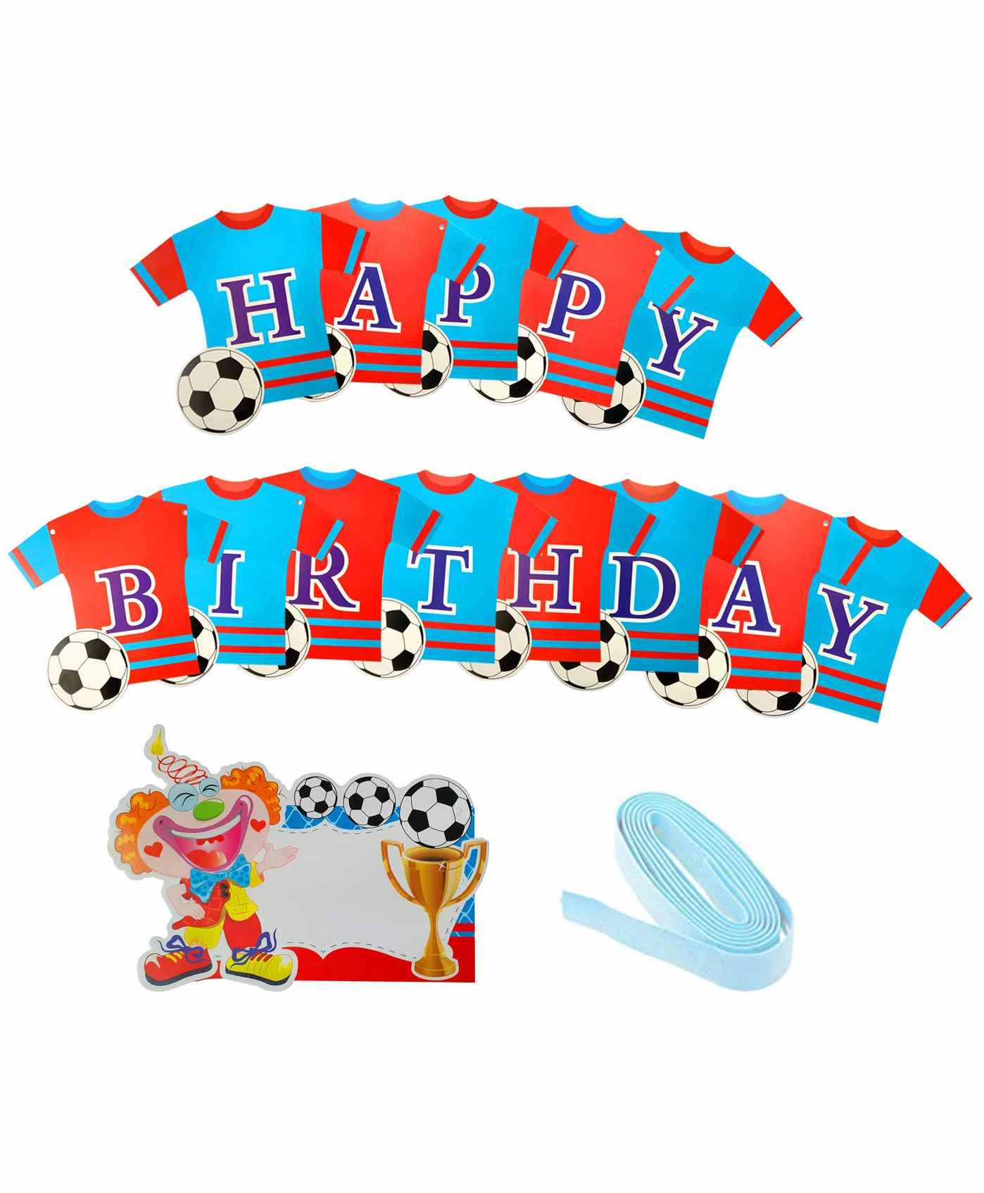 Amfin Happy Birthday Banner Multicolor - 182 cm-image-16