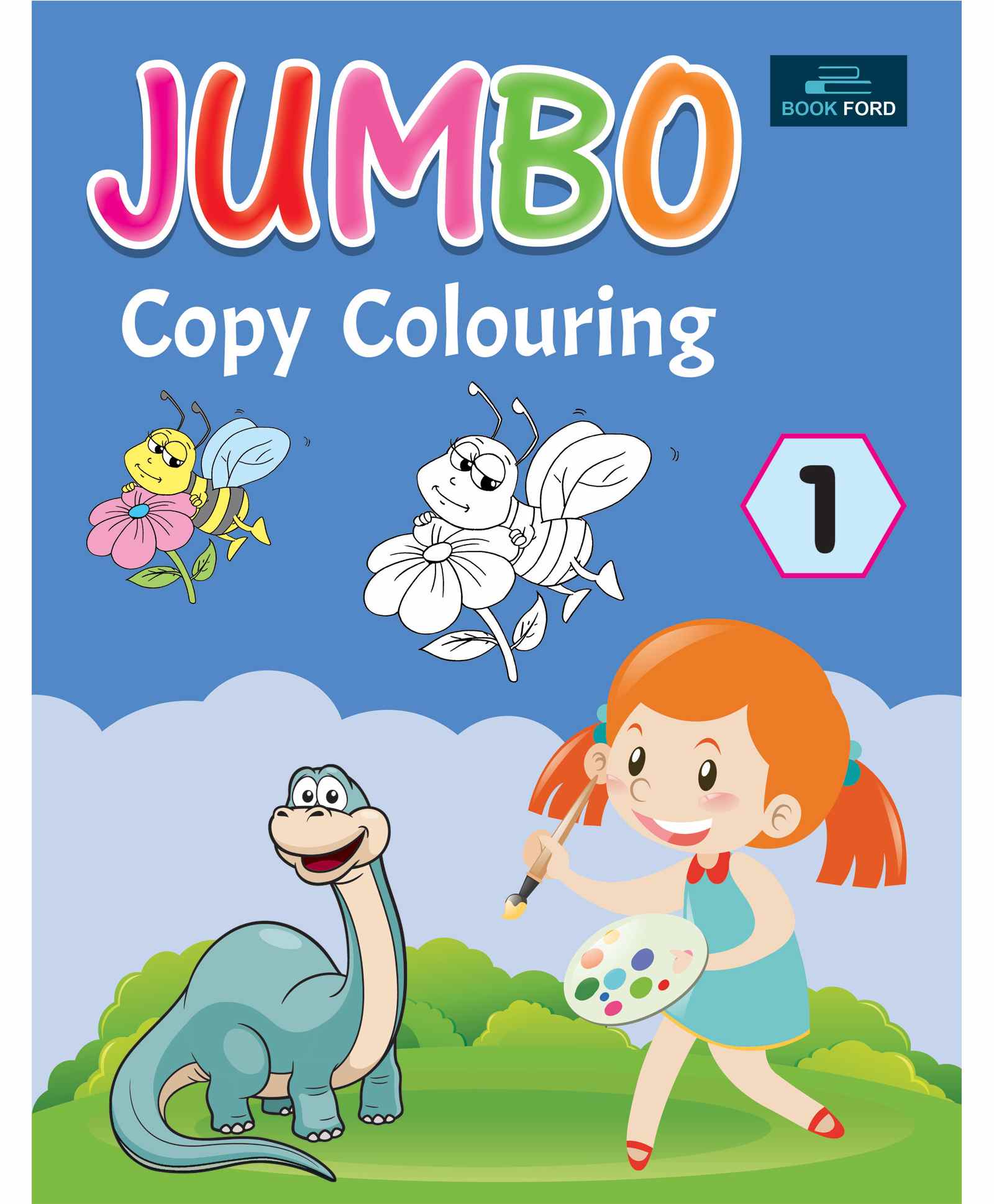 Book Ford Publications Jumbo Copy Colouring Book - English-image-41