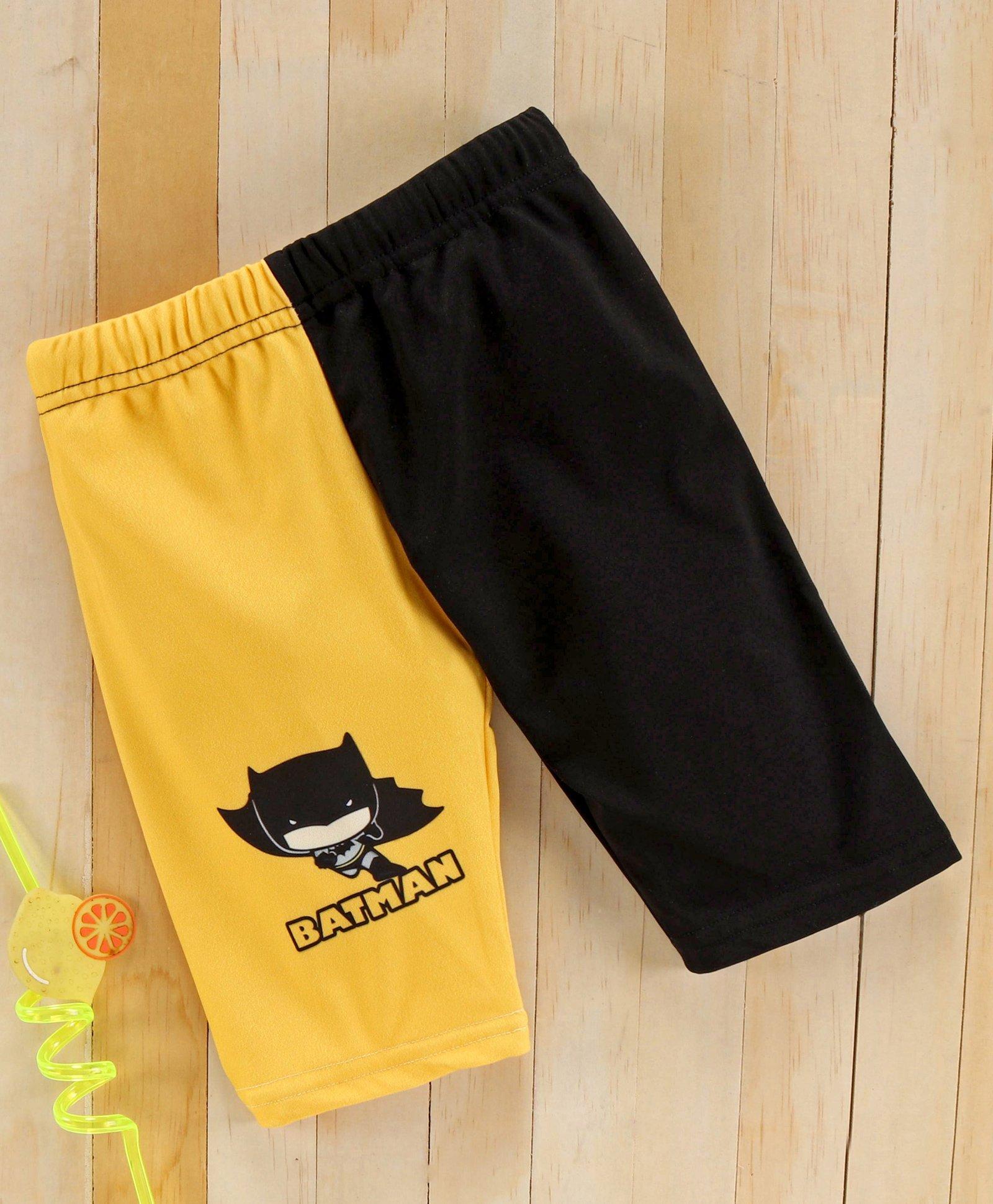 Mom's Love Swimming Trunk Batman Print - Yellow-image-7