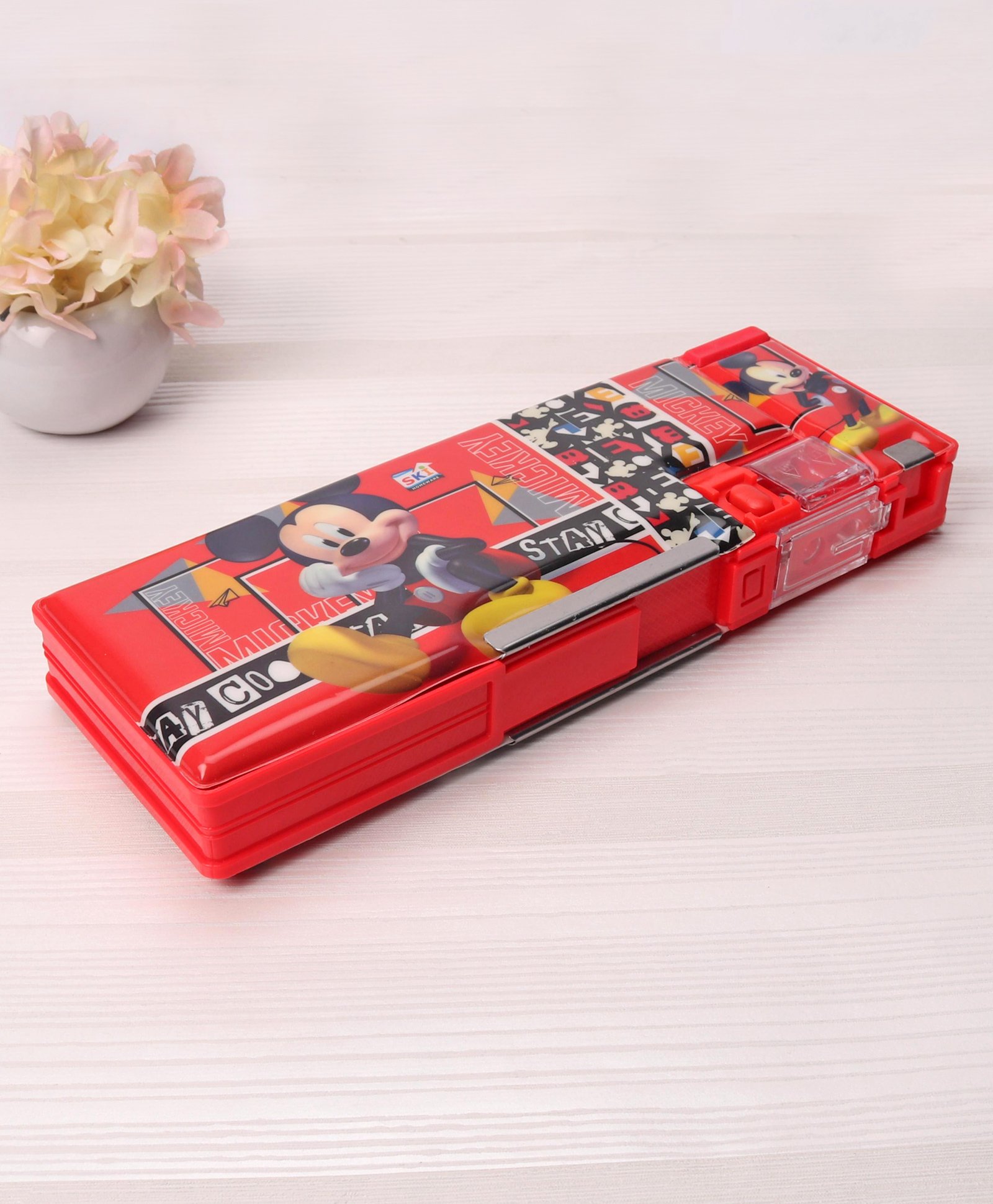 red pencil box