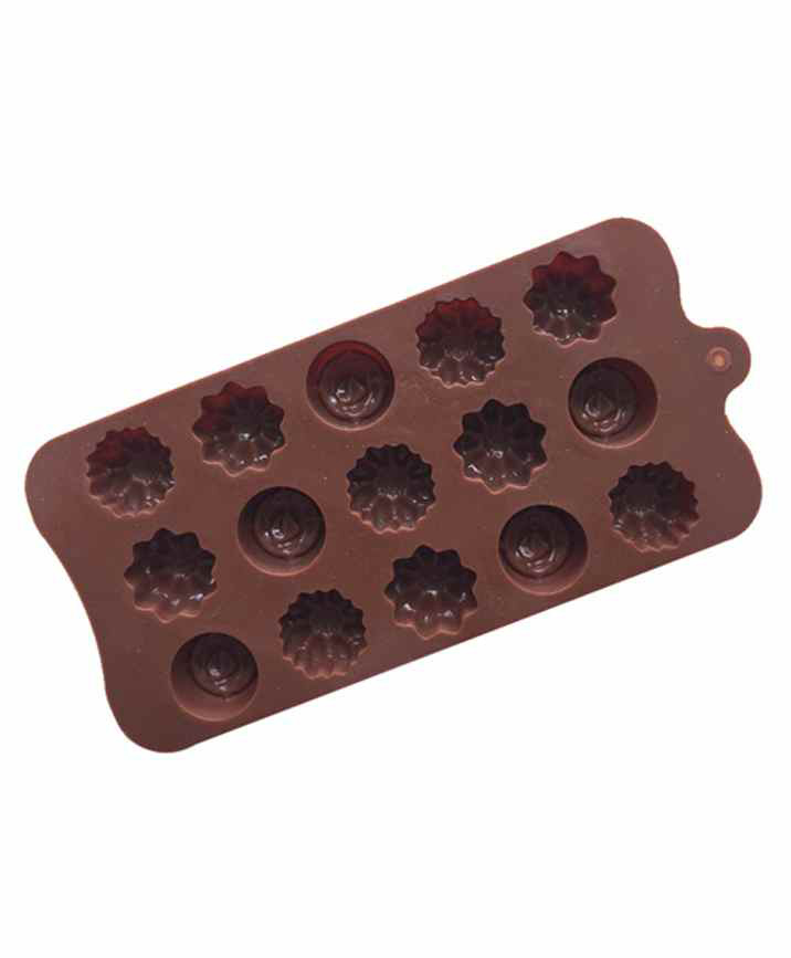 Syga Floral & Candy Shaped Silicone Mould Pack of 1 - Brown-picture-24