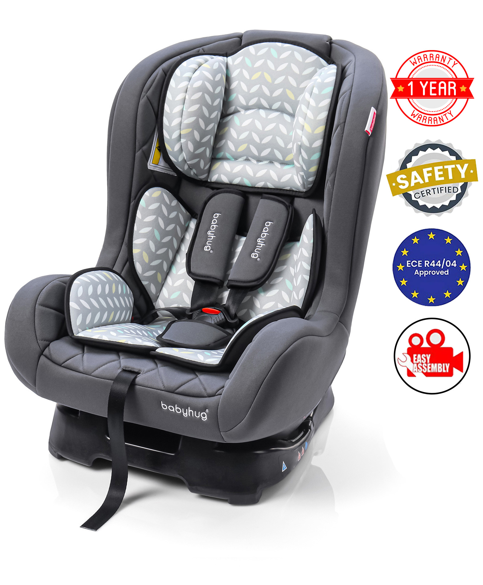 Buy Infant Baby Car Seat cum Carry Cot, Grey Online – Luvlap Store