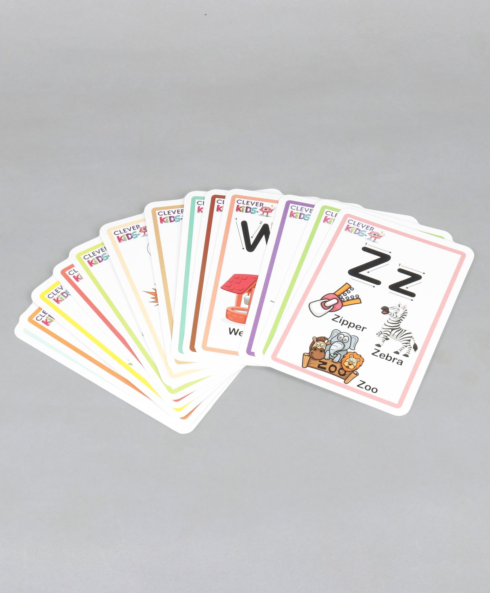 Ratnas Alphabet Flash Cards Pack of 13 - Multicolor-image-29