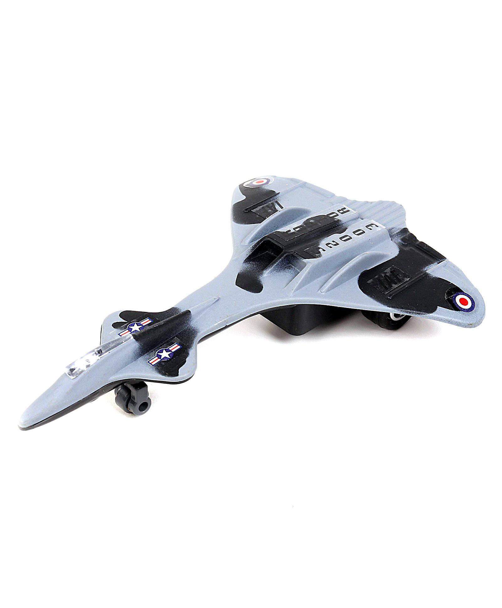 Shinsei Pull Back Raptor S 2003 Toy Plane - Gray-picture-20