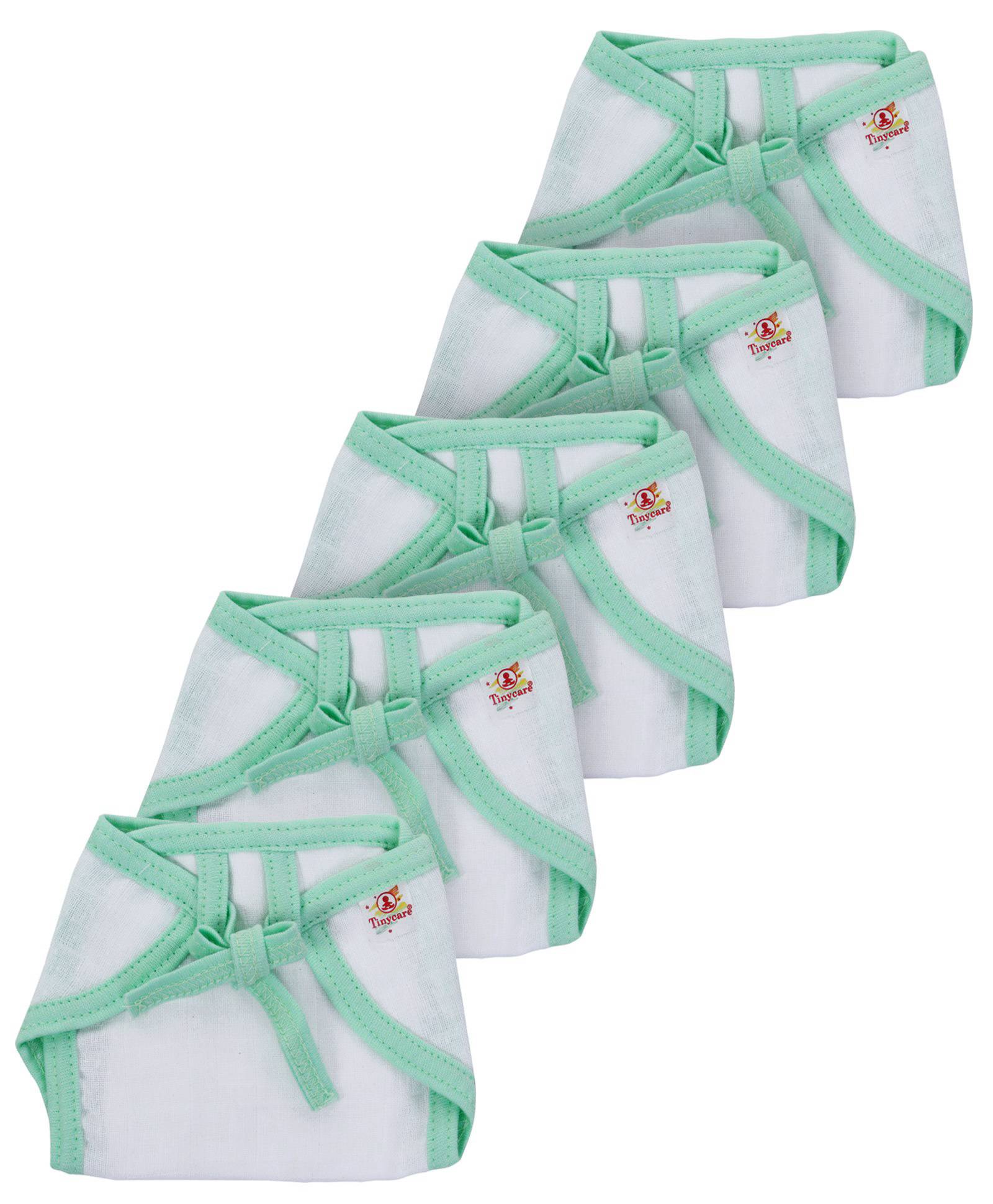 Tinycare Cloth Baby Nappy Newborn - Set Of 5-picture-14