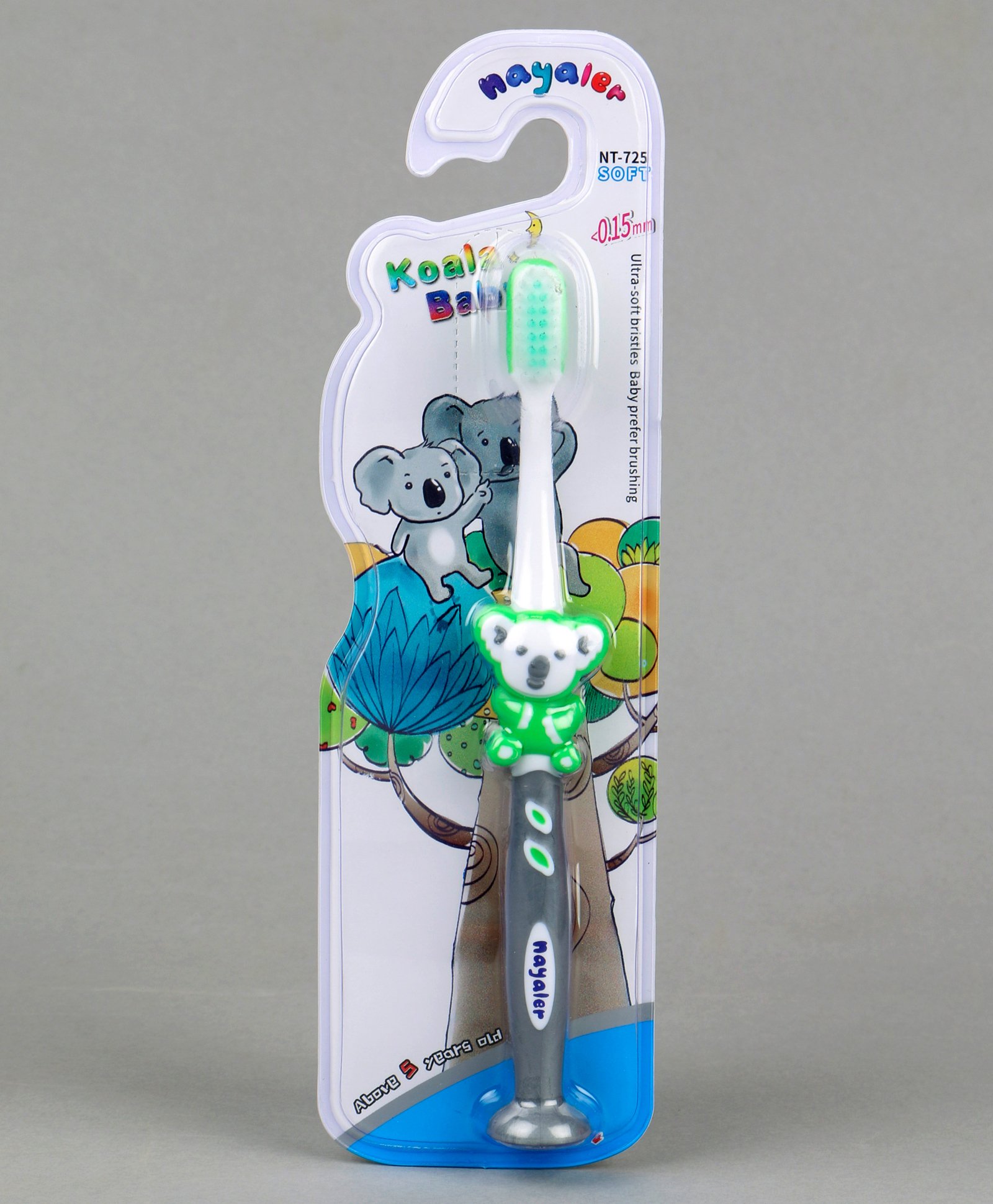 fab n funky Toothbrush Koala Design - Green White-picture-24