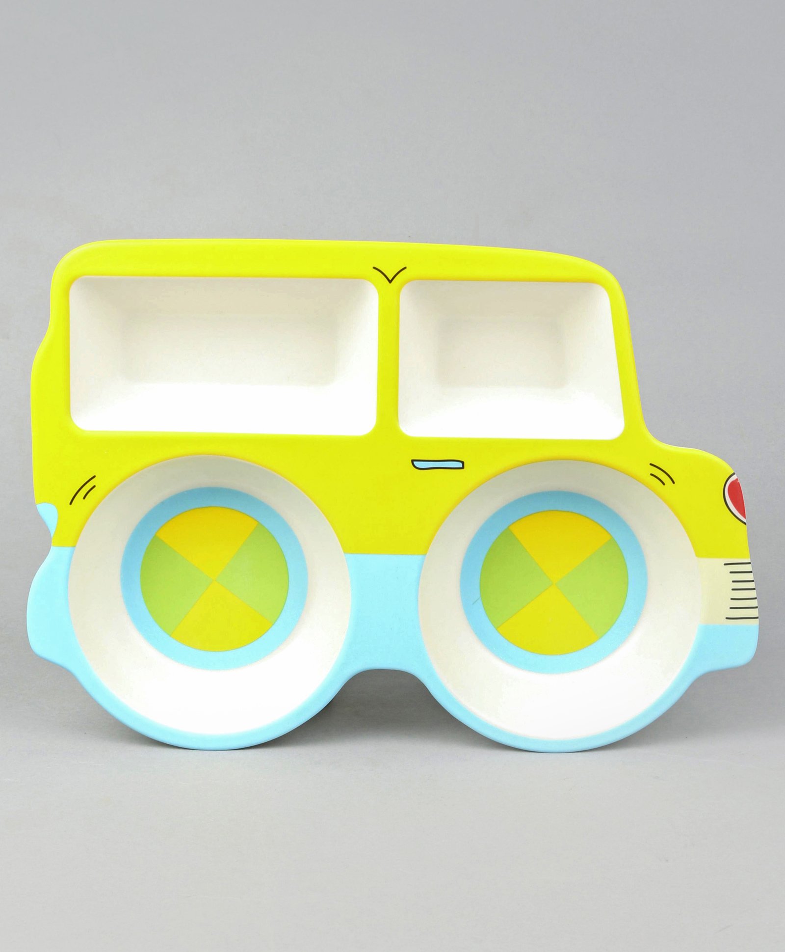 Jeep Shaped Fibre Section Plate - Yellow-image-37
