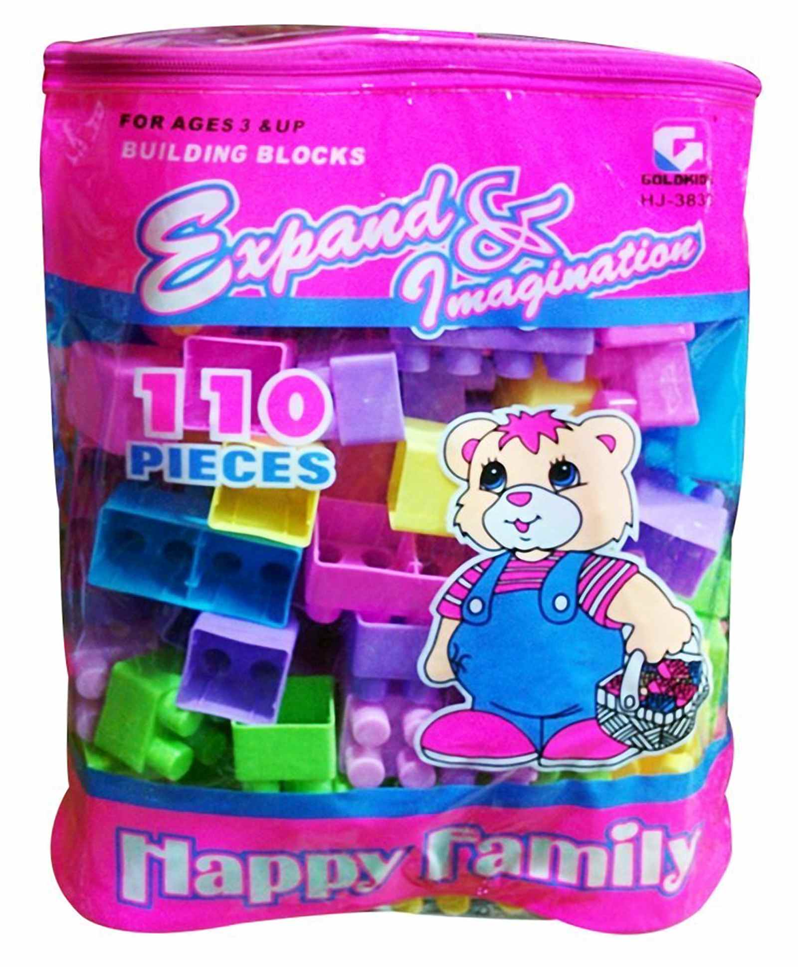 Yamama Building Blocks Multicolor - 110 Pieces-image-0