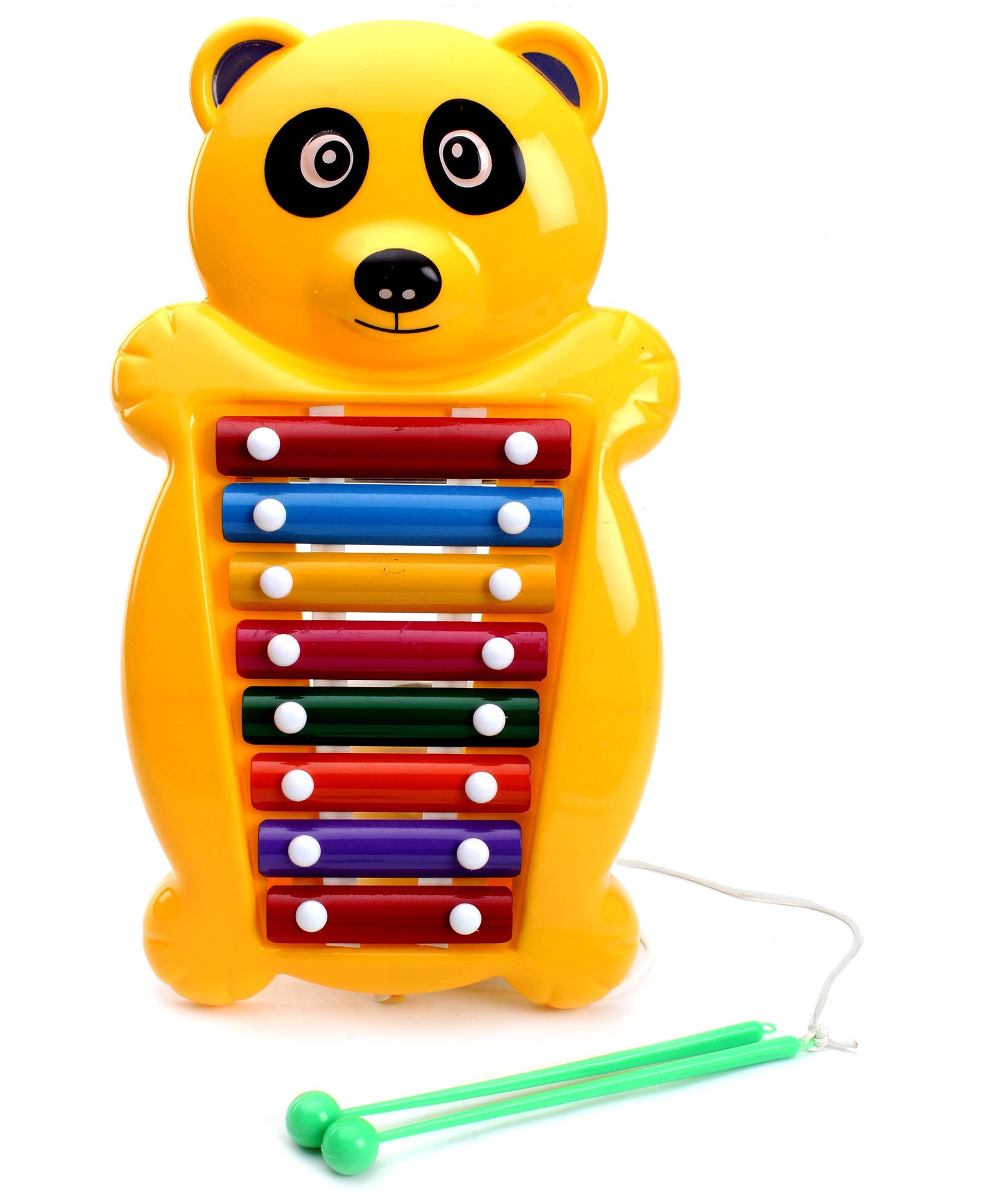 prime creation Prime Creations Pull N Tune Panda Xylophone - Yellow-picture-12