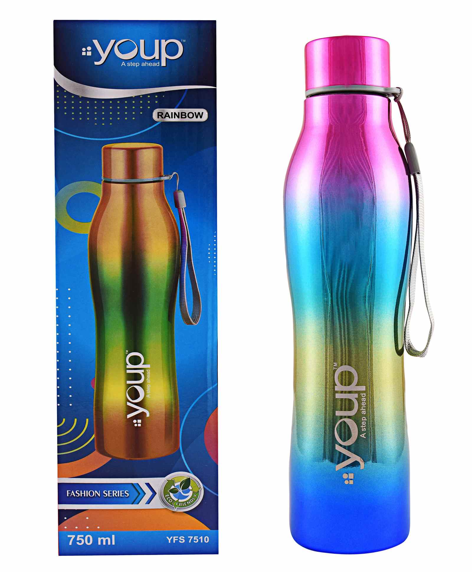 Youp Stainless Steel Water Bottle Pink - 750 ml-picture-11