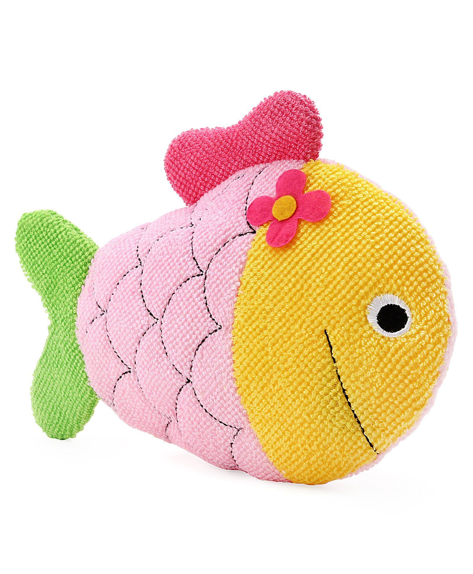 Babyhug Fish Shape Bath Glove - Pink-picture-16