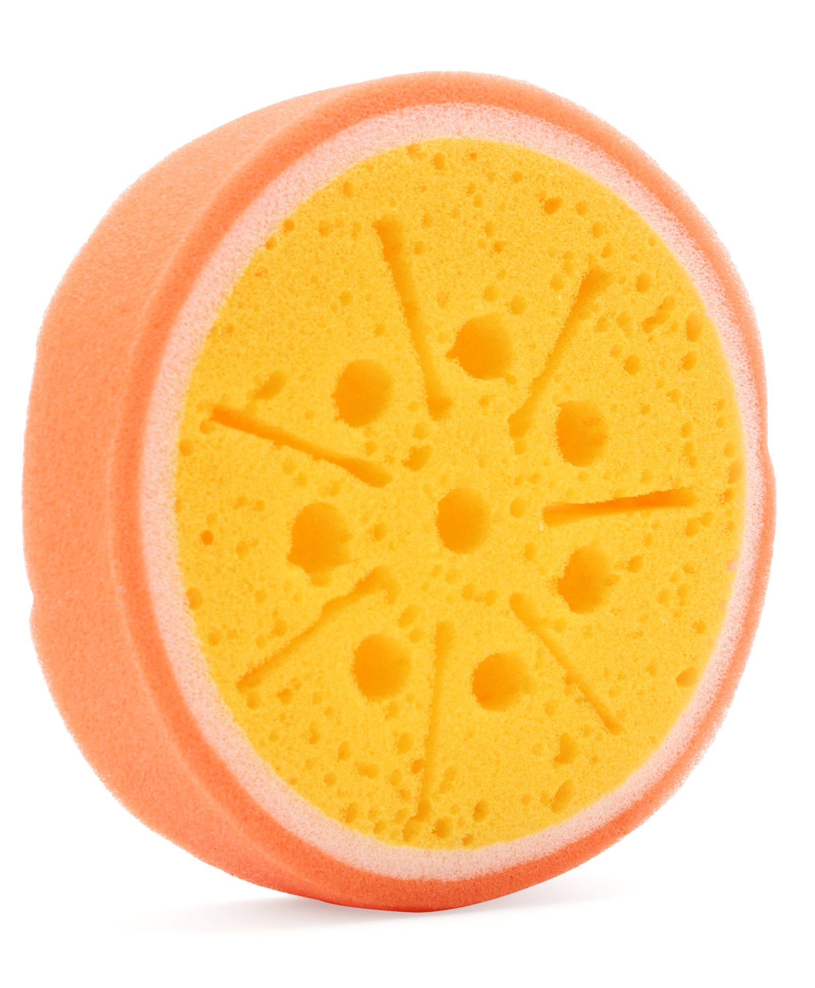 Babyhug Fruit Shaped Bath Sponge - Yellow Orange (Product color / shape may Vary)-image-12