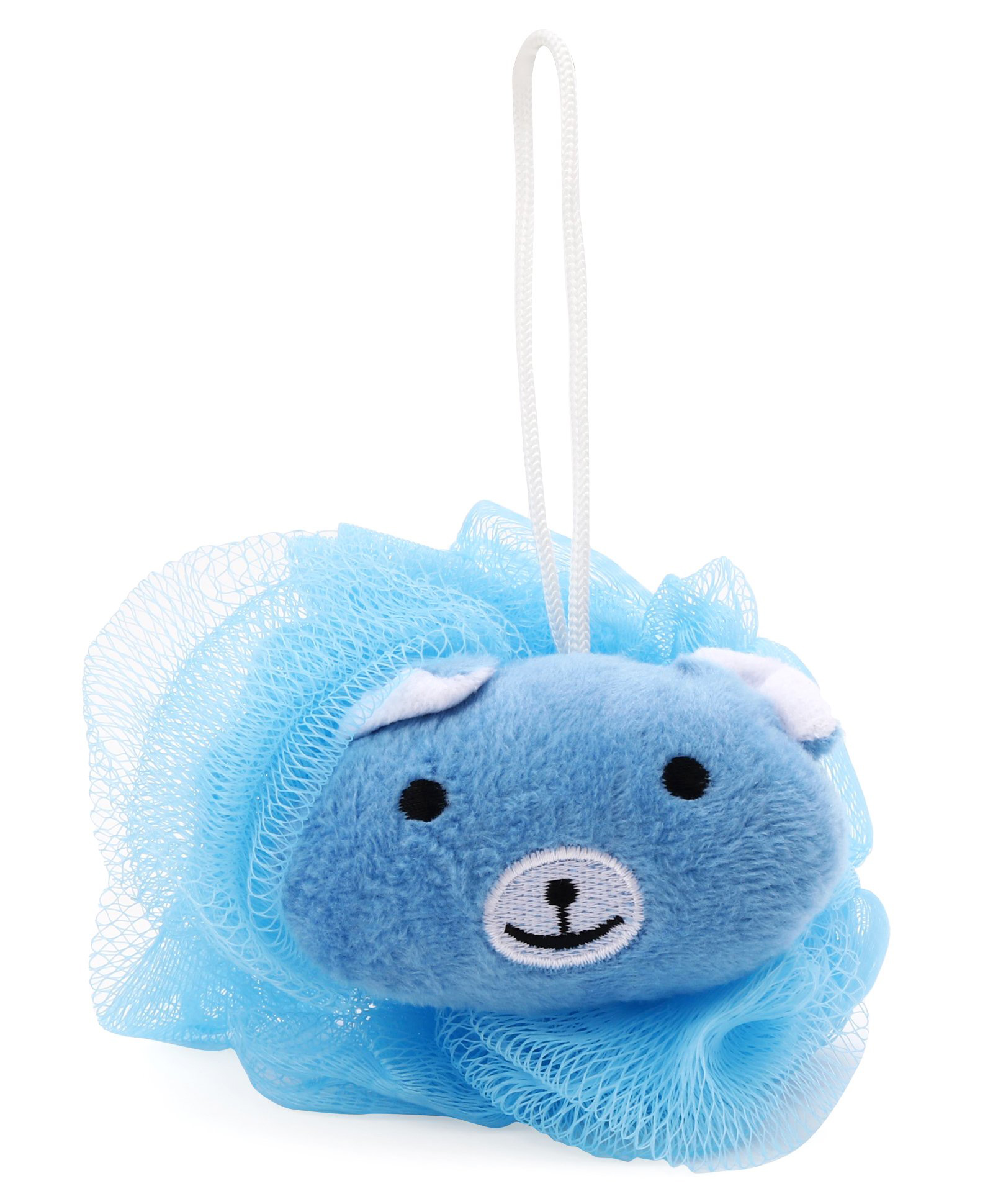 Babyhug Animal Shaped Bath Loofah - Blue-picture-20