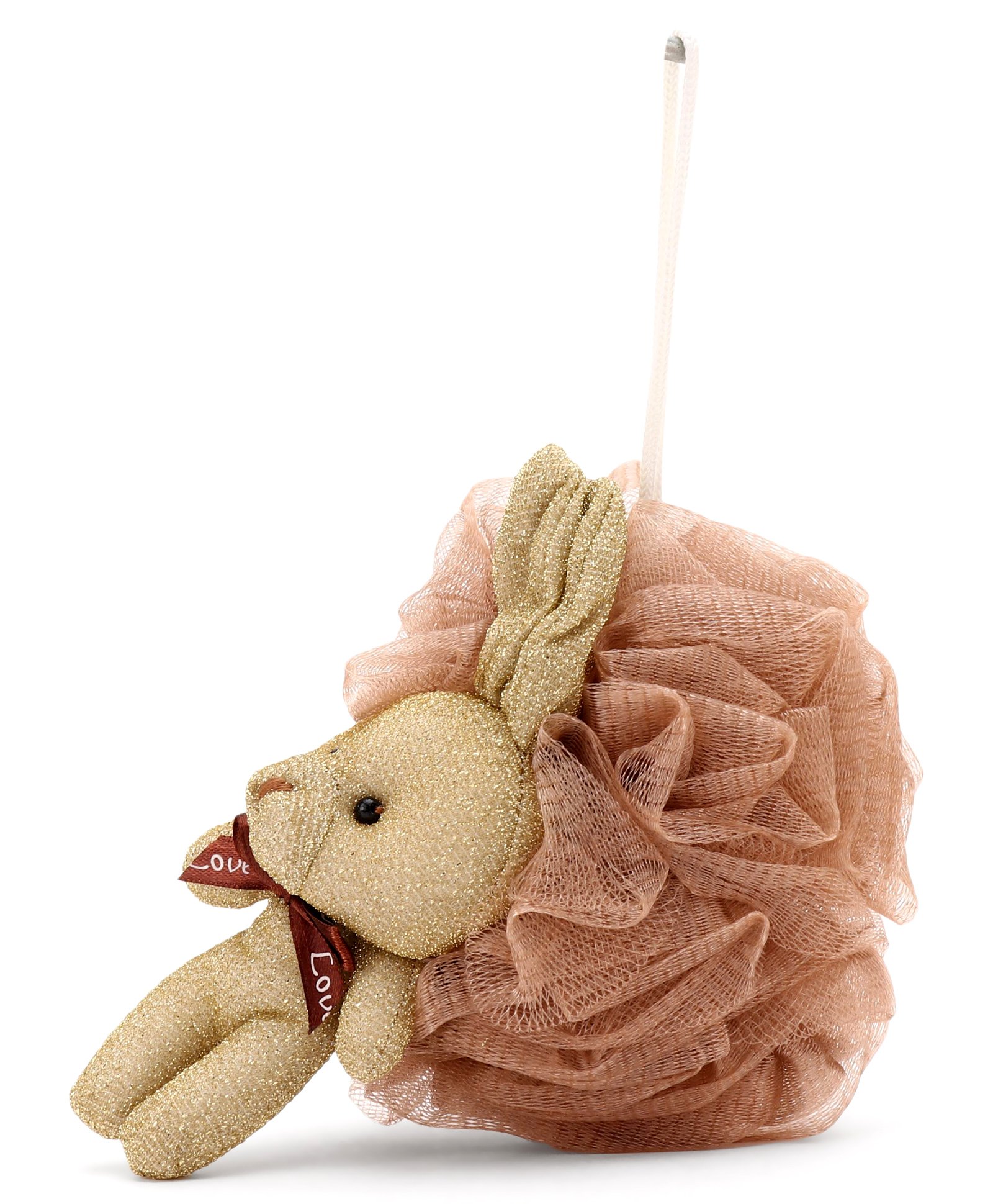 Babyhug Bunny Bath Loofah - Pink-picture-27