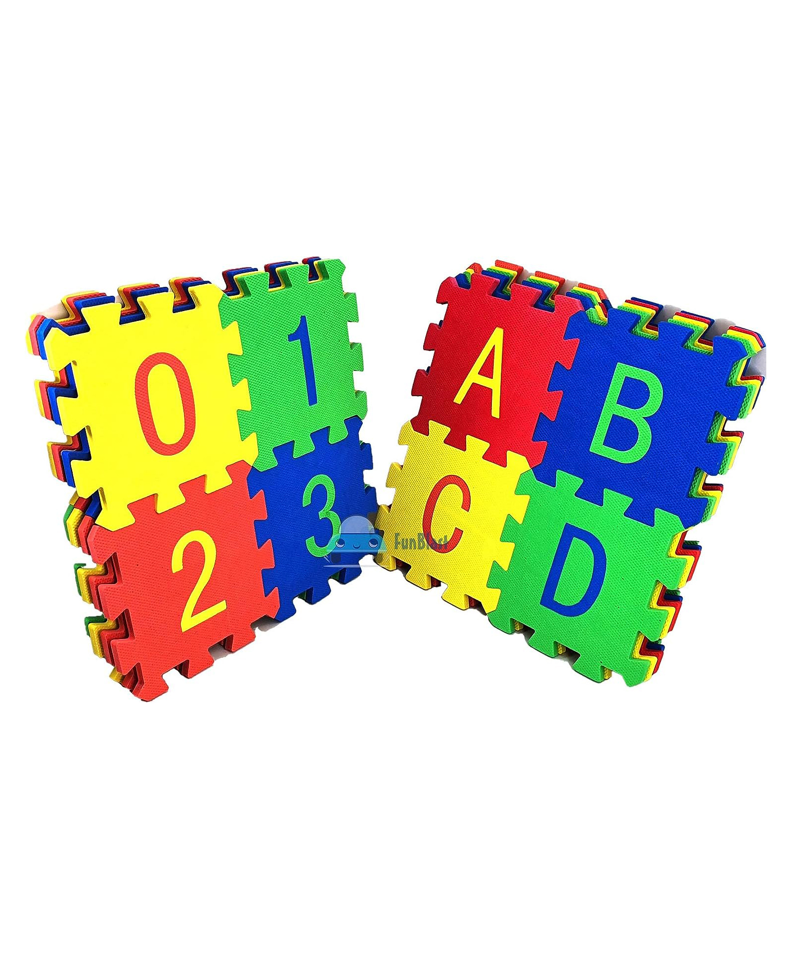 FunBlast Alphabet & Number Interlocking Foam Puzzle Mat Multicolor - 36 Pieces-image-5