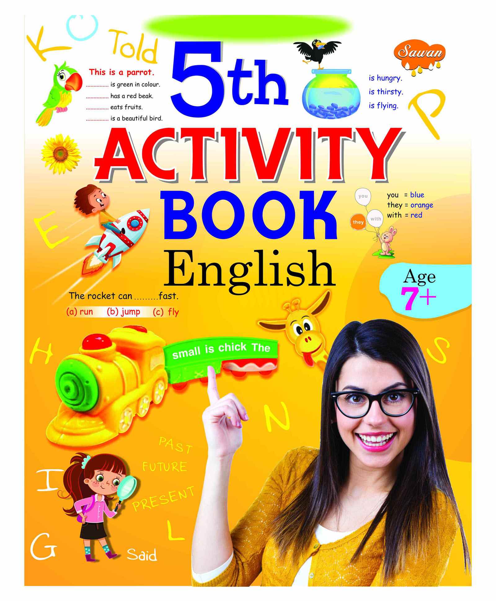 Sawan 5th  English Activity Book - English-image-40