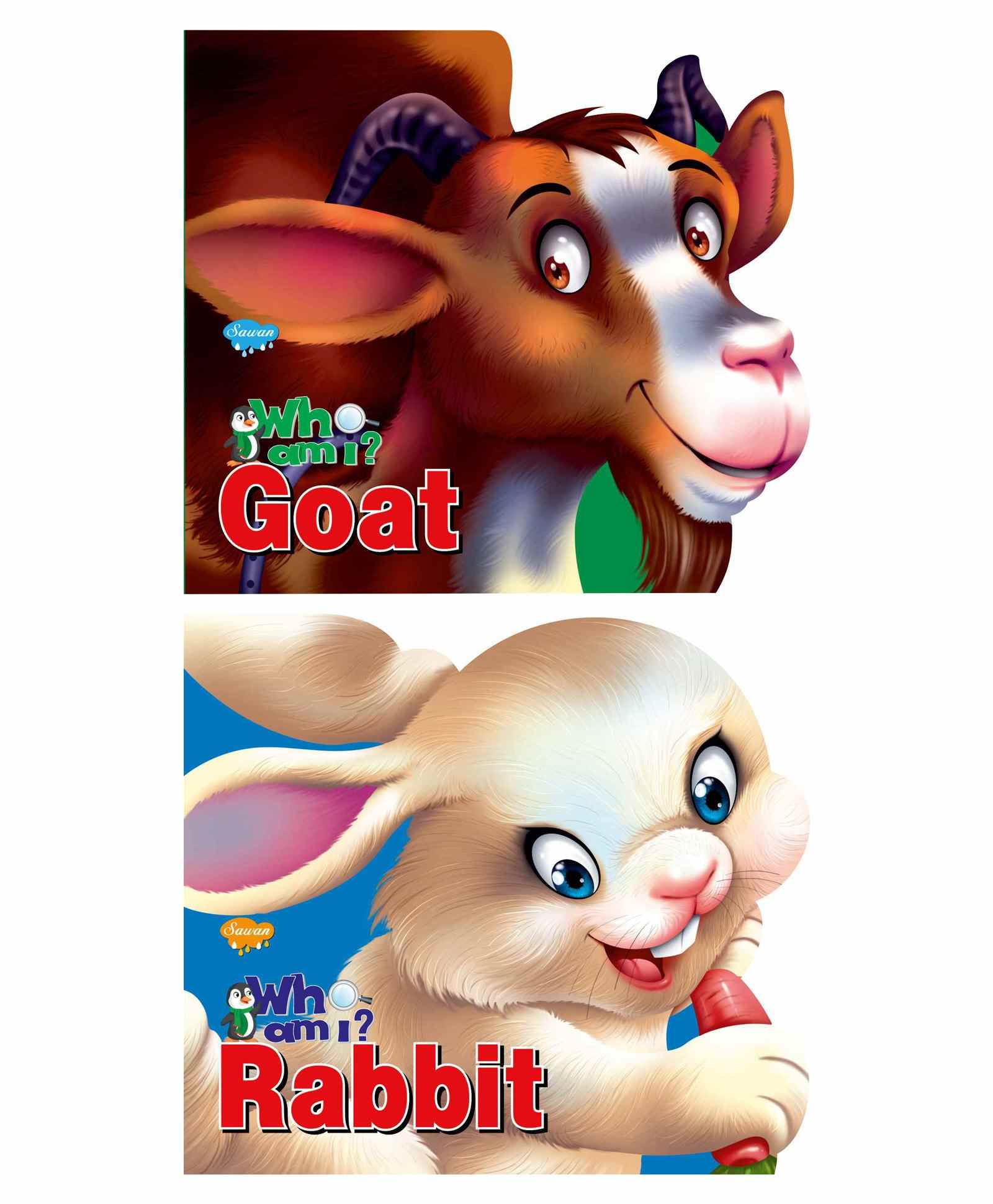 Sawan Who Am I Goat & Rabbit Board Books Pack of 2 - English-image-42