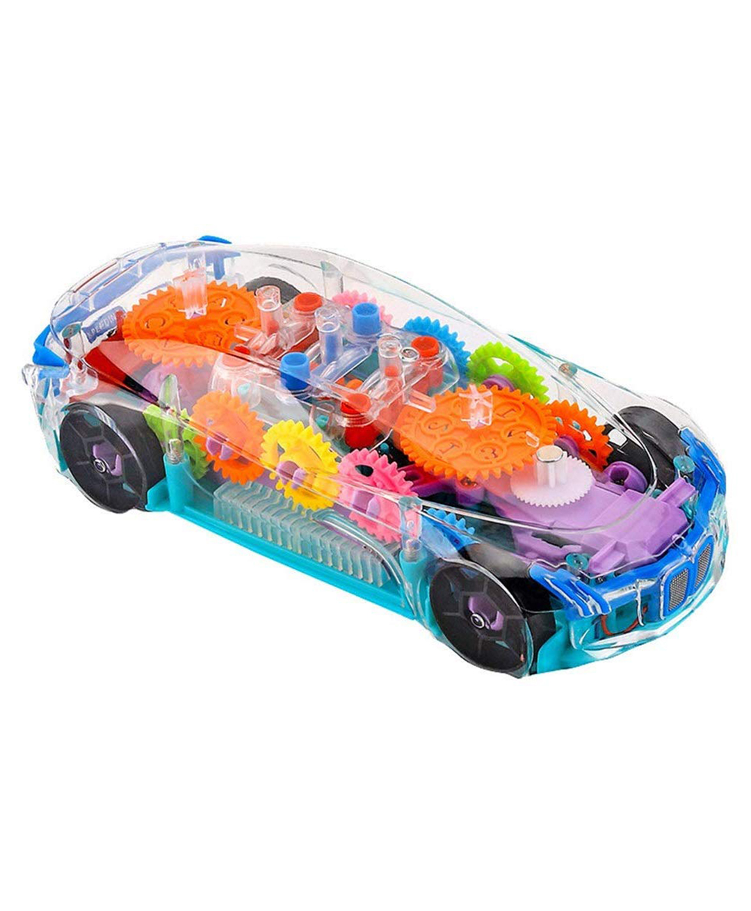 FunBlast 3D Car Toy with Light and Sound - Multicolor-image-38