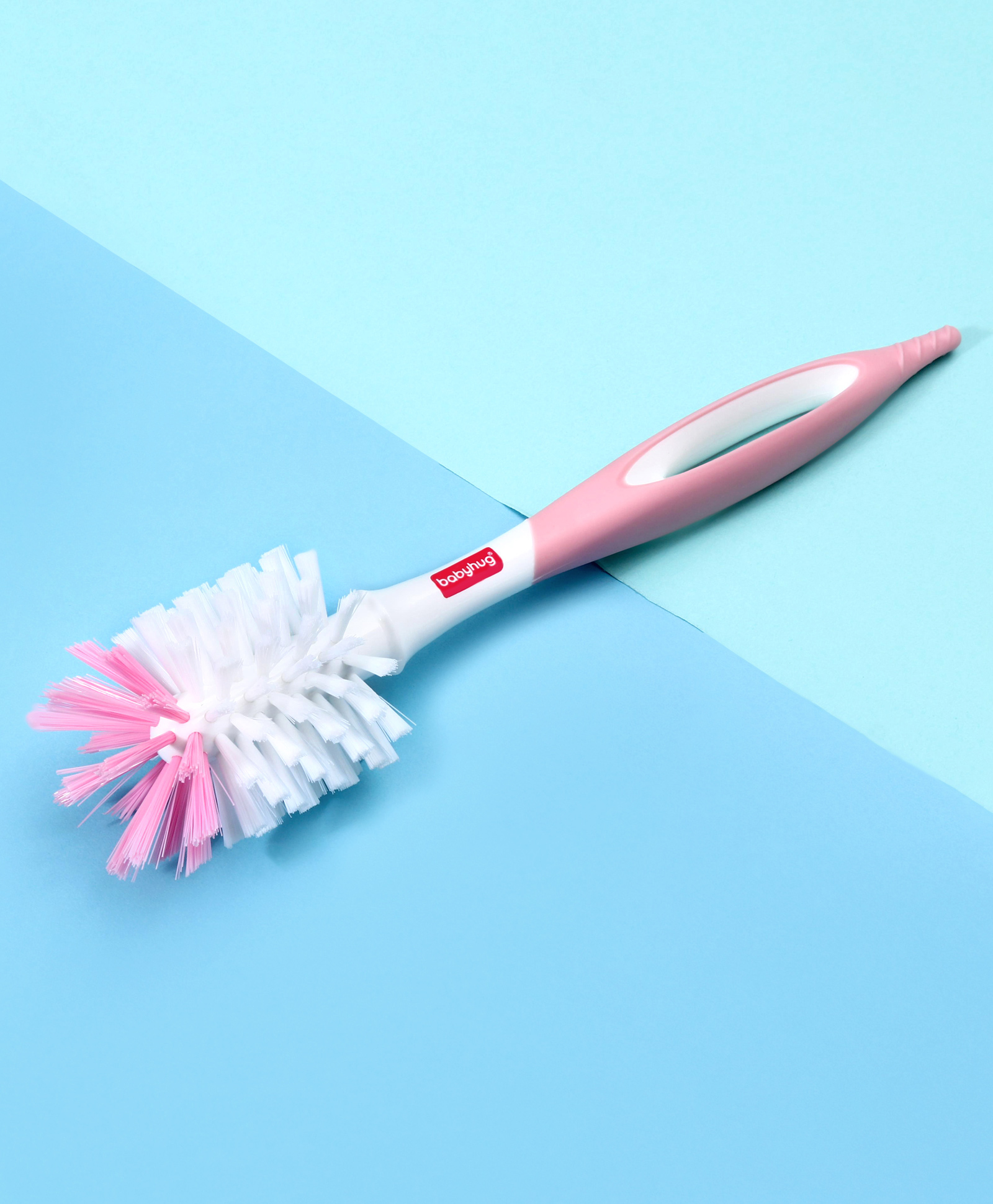 Babyhug Bottle Cleaning Brush - Pink