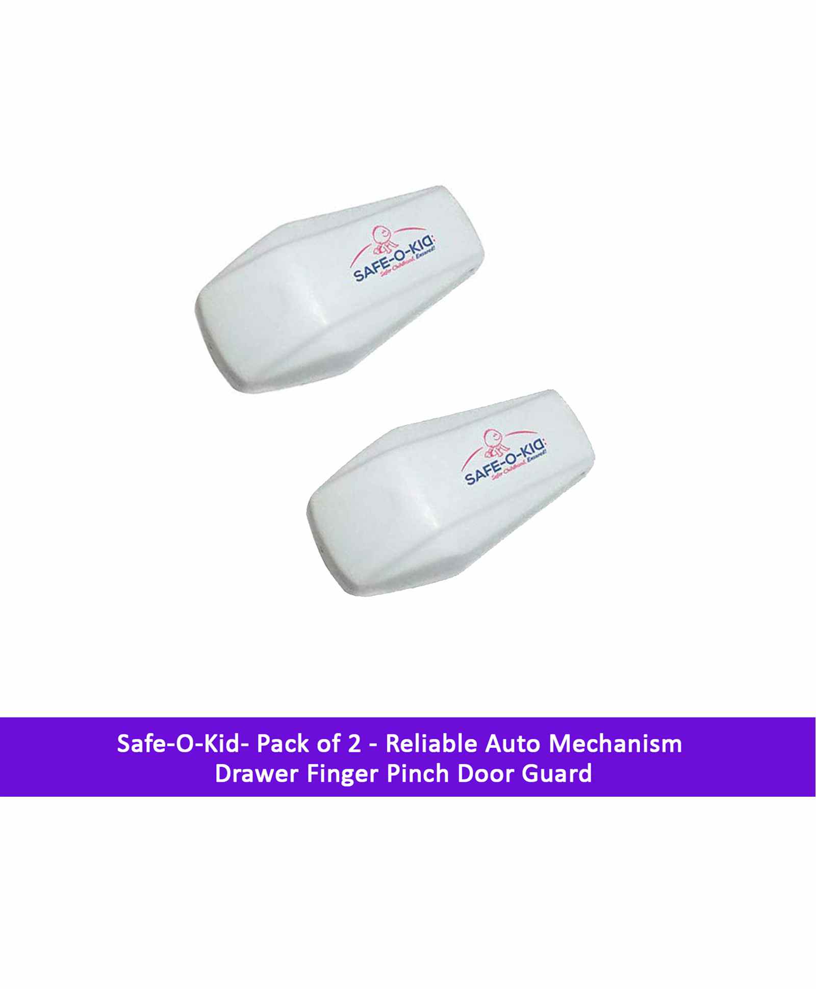 Safe-O-Kid Door Guard Pack of 2 - White-image-31