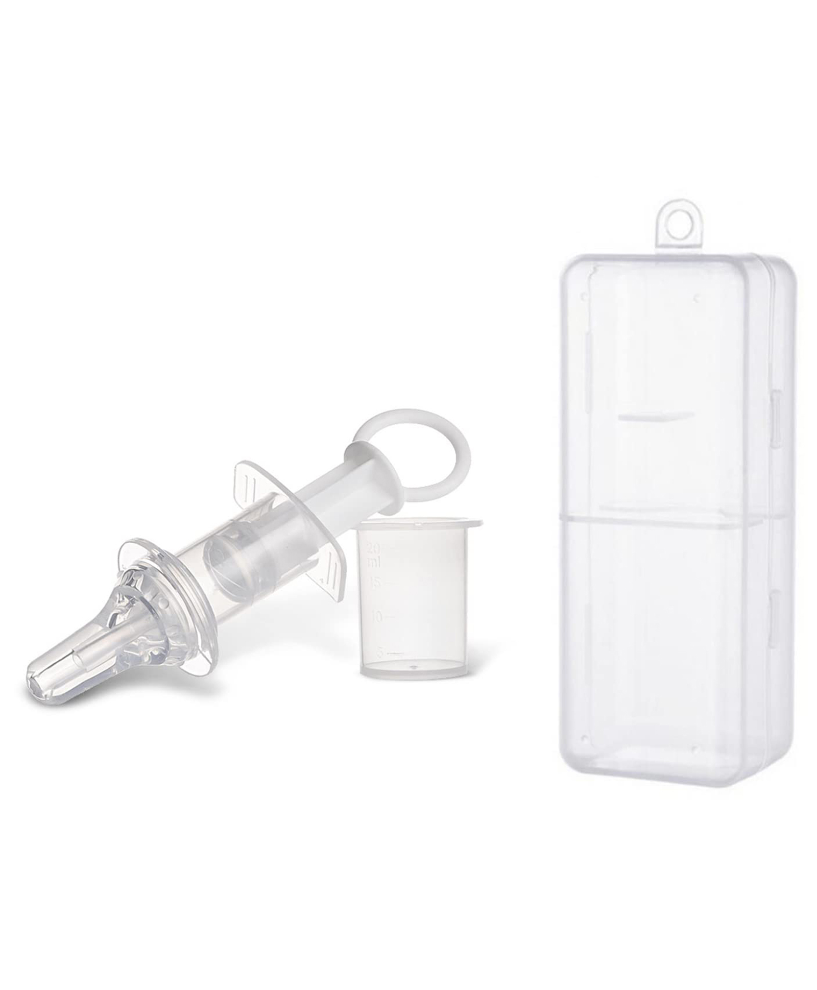 Safe-O-Kid BPA Free Silicone Liquid Medicine Feeder with Box - White-image-23