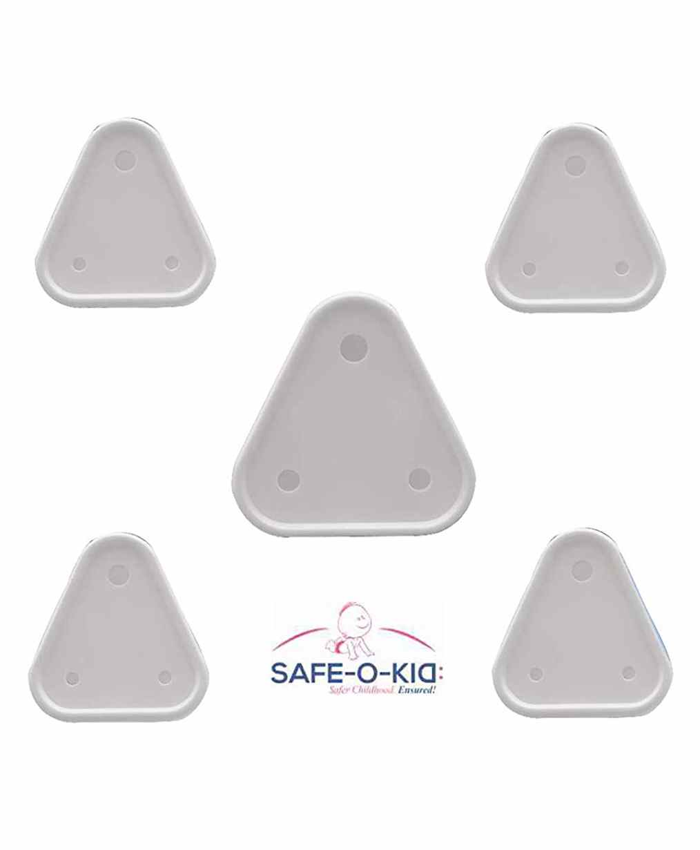 Safe-O-kid  Power Plug Anti Shock Electric Socket Guards White - Pack of 5-picture-10