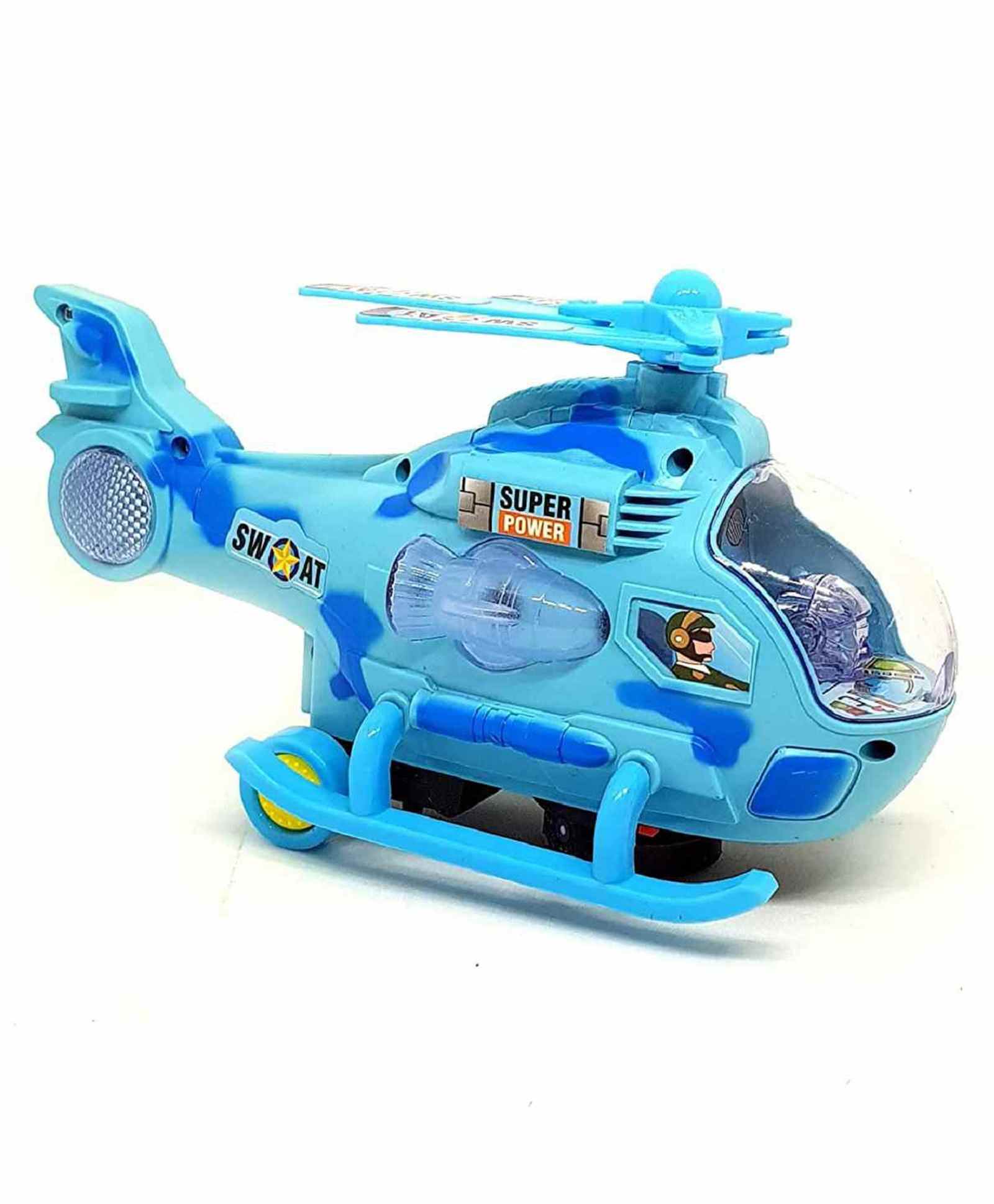 blue helicopter toy