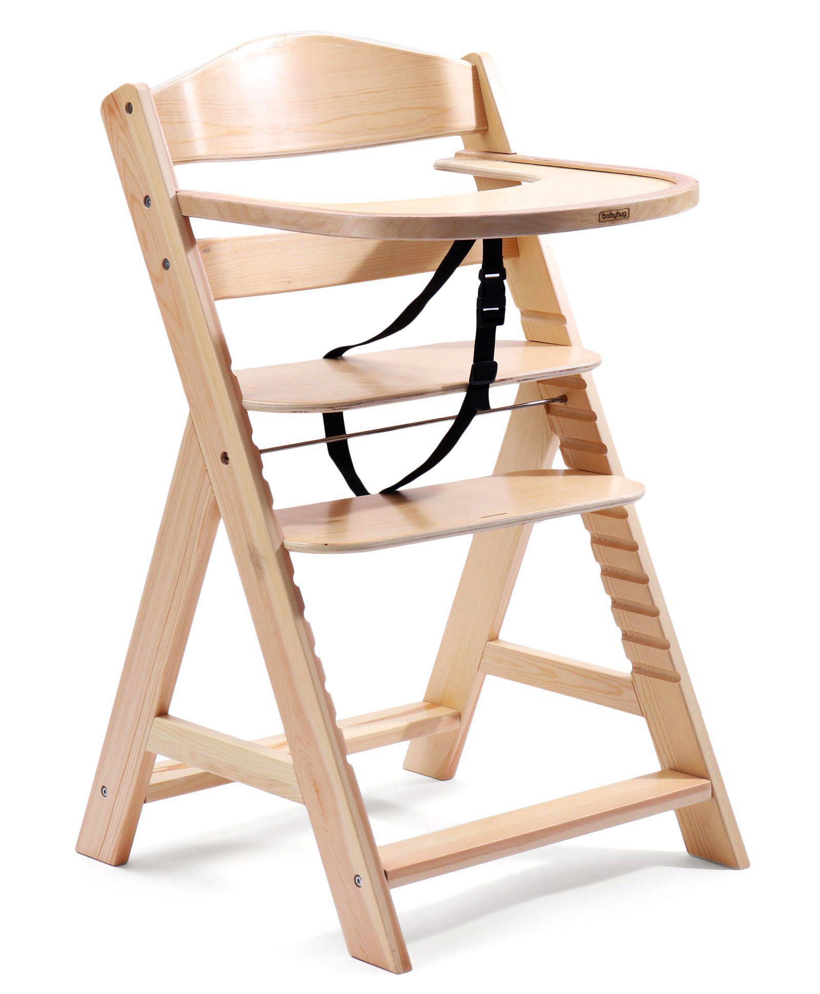 babyhug wooden high chair