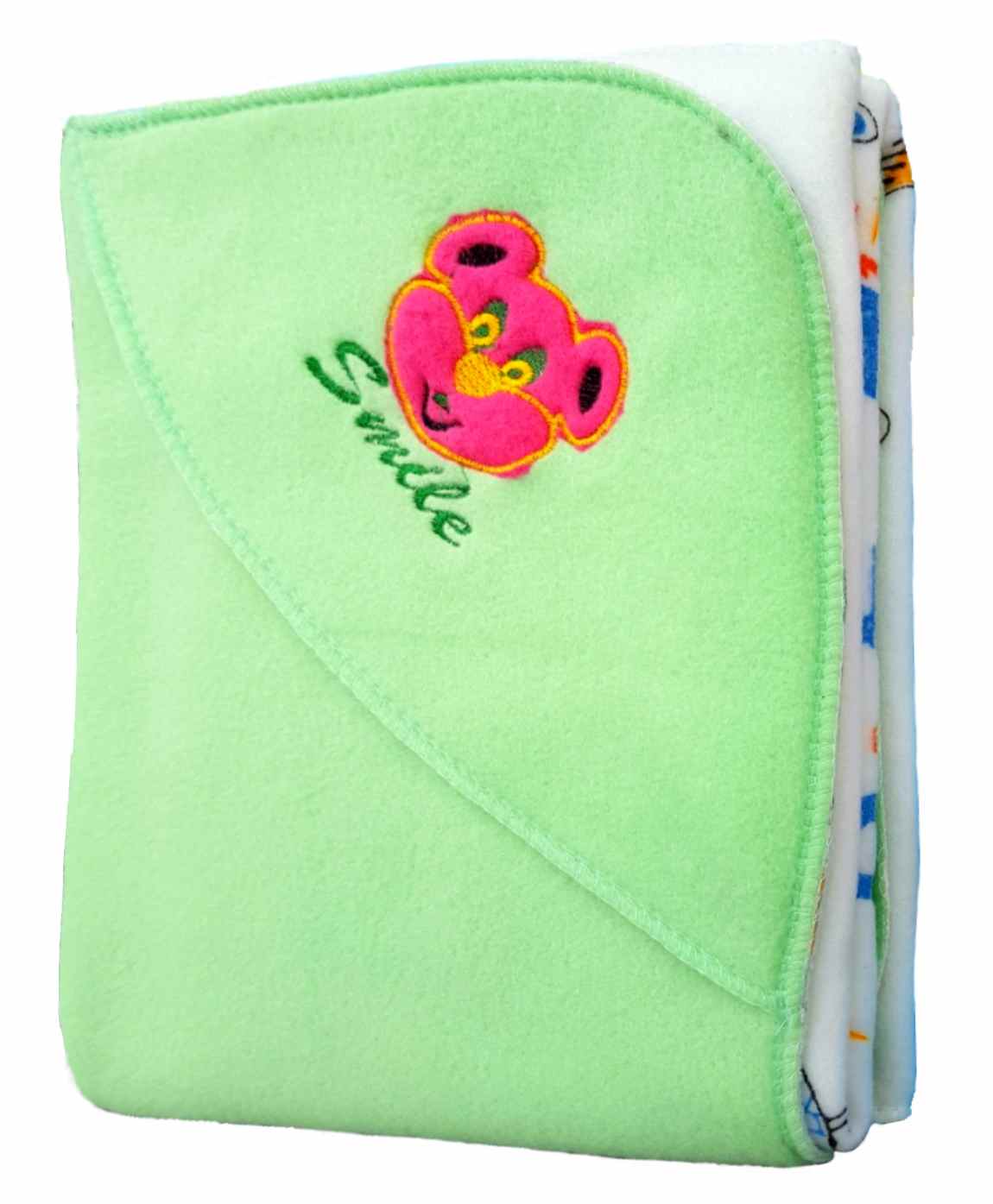 Brandonn Premium Hooded Double Layered Wrapper - Green-picture-49