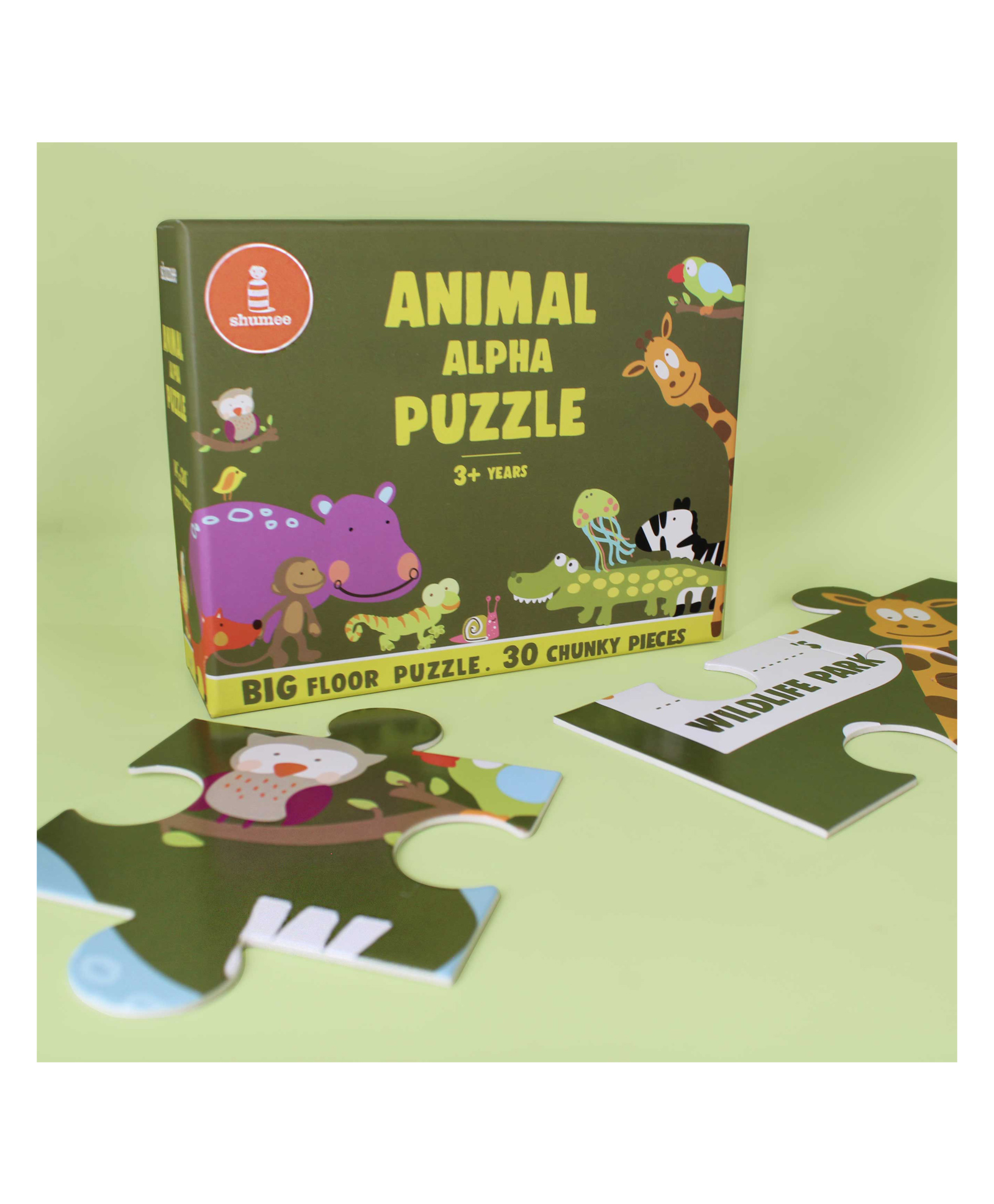 Shumee Animal & Alphabet Jigsaw Puzzle Set of 1 - 24 Pieces-image-49