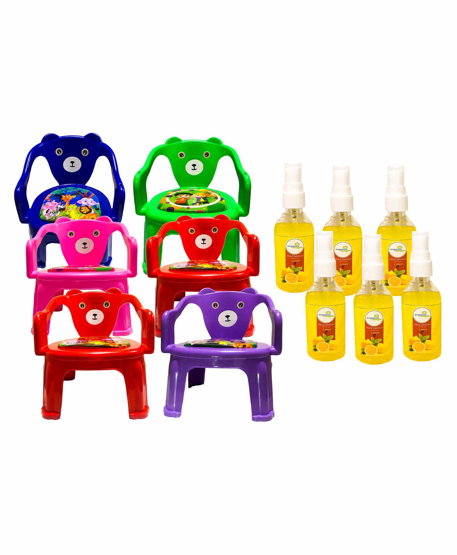 Kuchicoo Whistling Chair with Organic Magic Hand Sanitizer Pack of 12 - 50 ml Each-picture-25