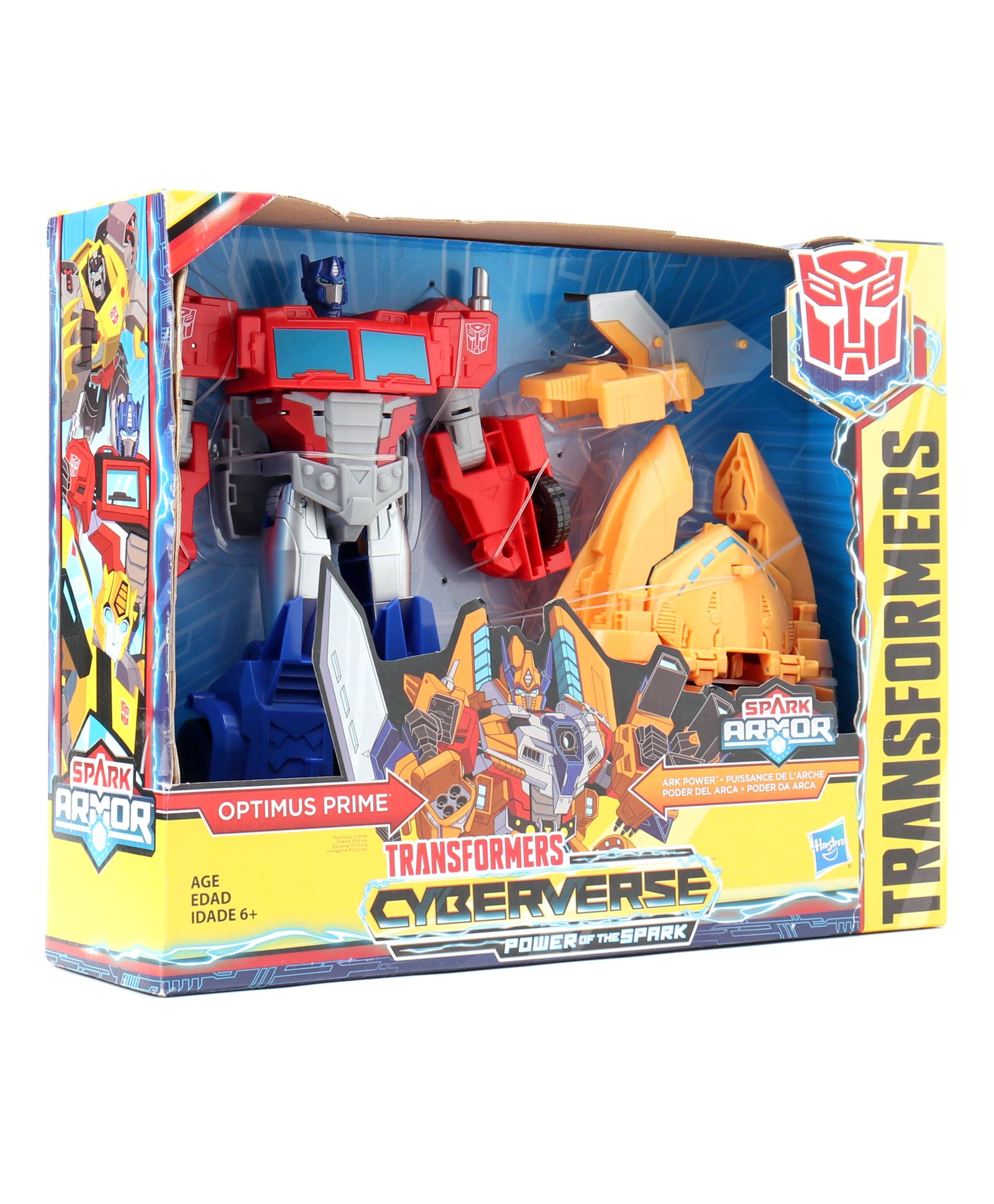 transformers cyberverse spark armor ark power optimus prime figure