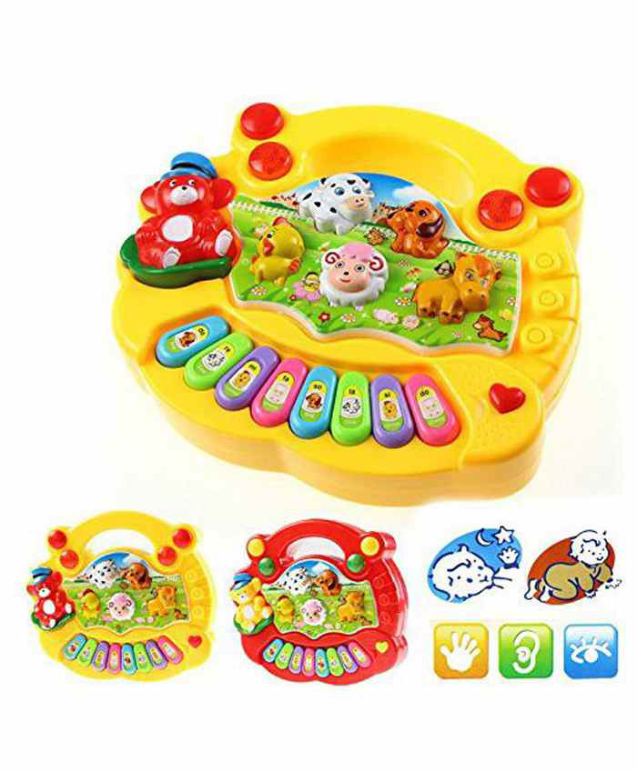 Fiddlerz Interactive Light & Sound Piano Toy- (Color May Vary)-image-33