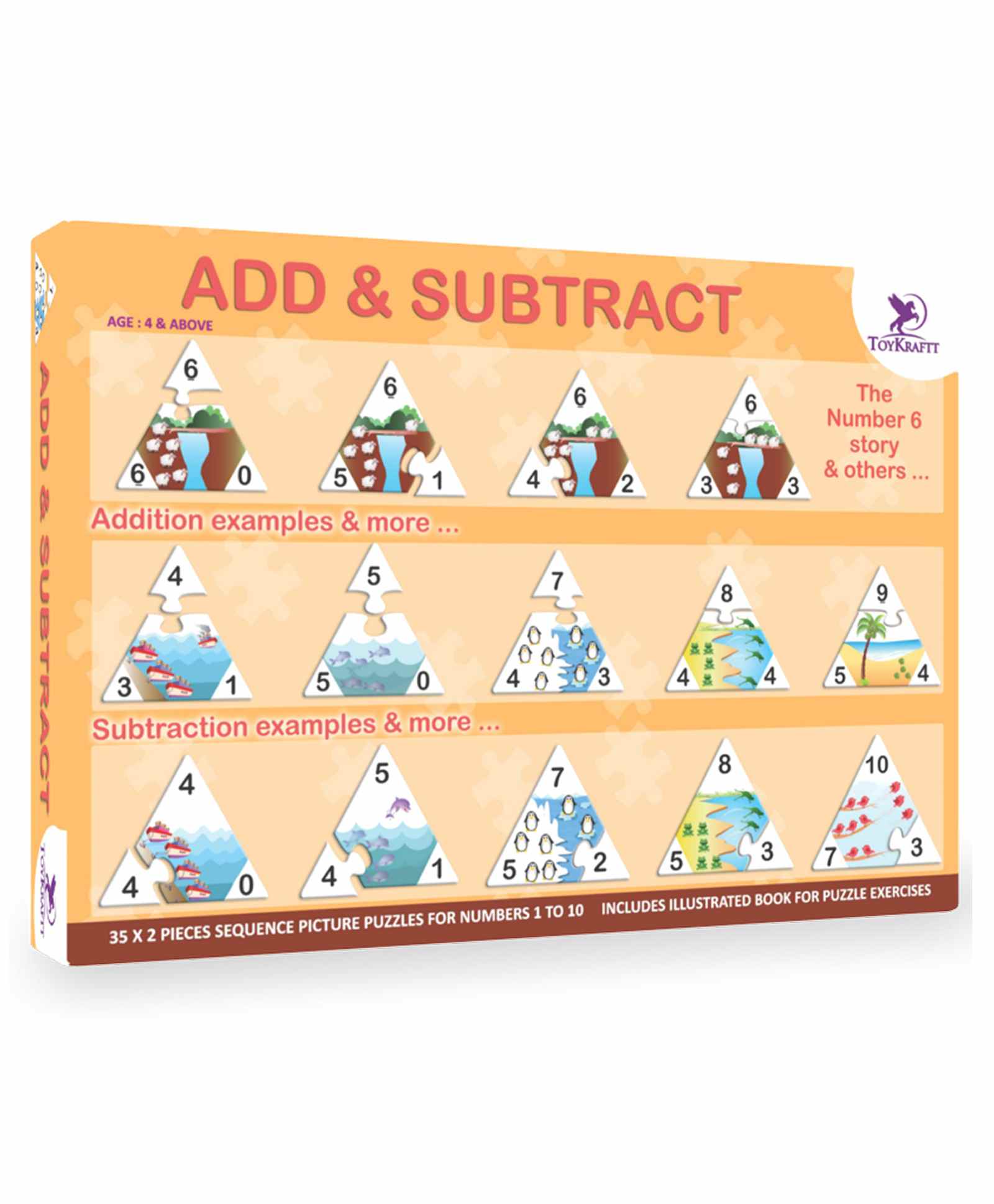 toykraftt Toykraft Add & Subtract Puzzle - 70 Pieces-picture-18