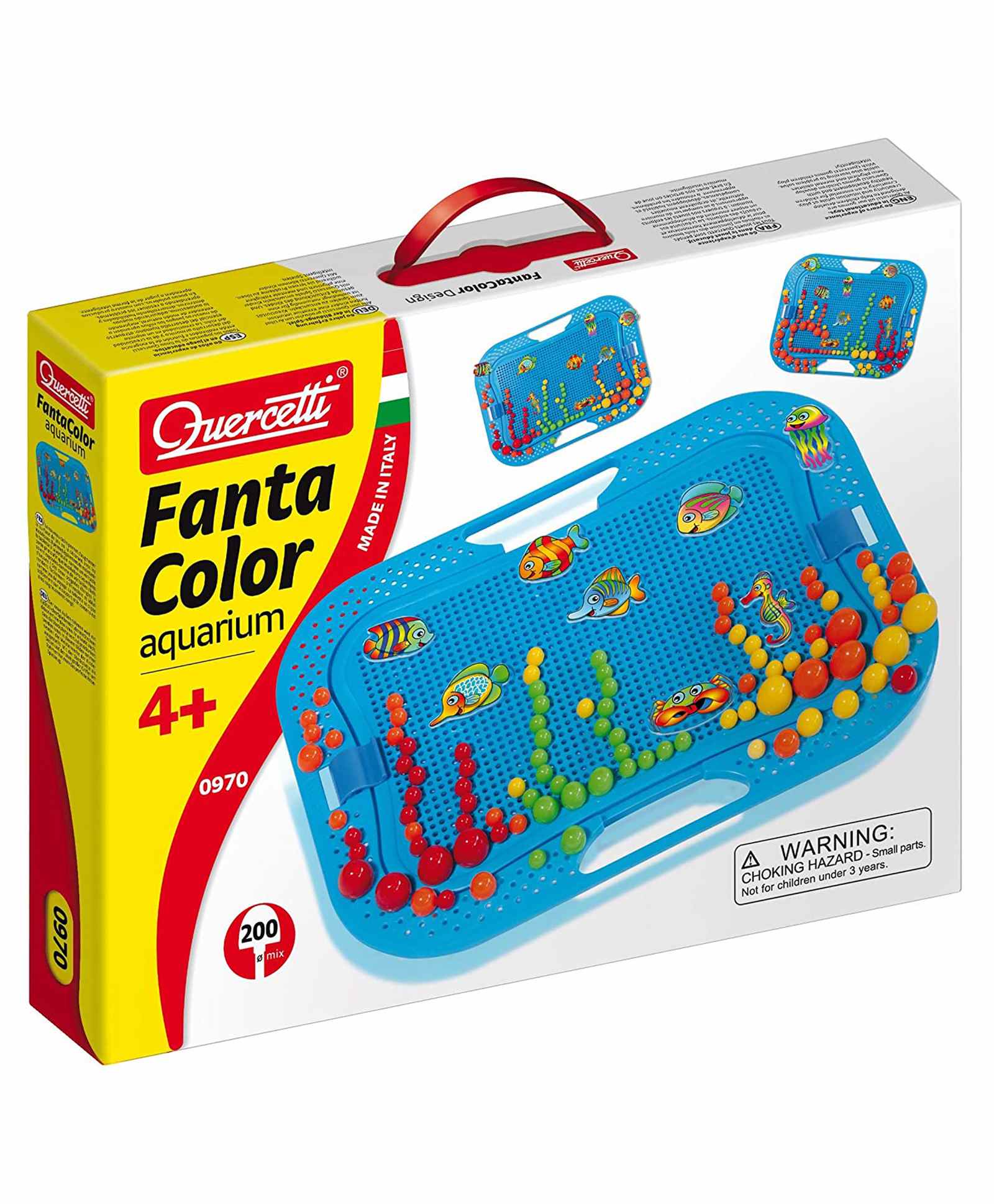 Toy Kraft Quercetti Fanta Color Aquarium Peg Puzzle - Multicolor-image-2
