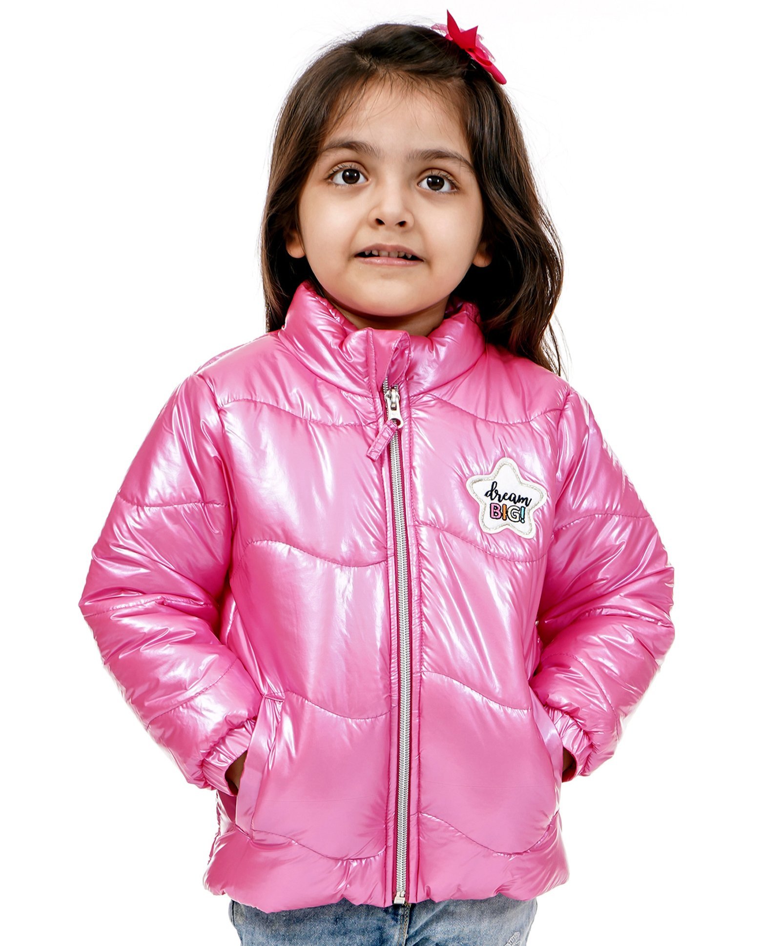 Babyhug Full Sleeves Jacket - Pink-image-19