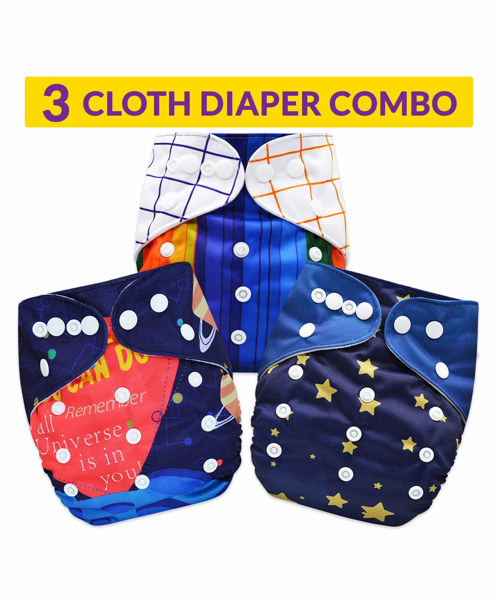 Happy Cherry Diaper Skirt Washable Cotton Kids Training Pants Cloth Diaper Covers Waterproof Leakproof High Waist