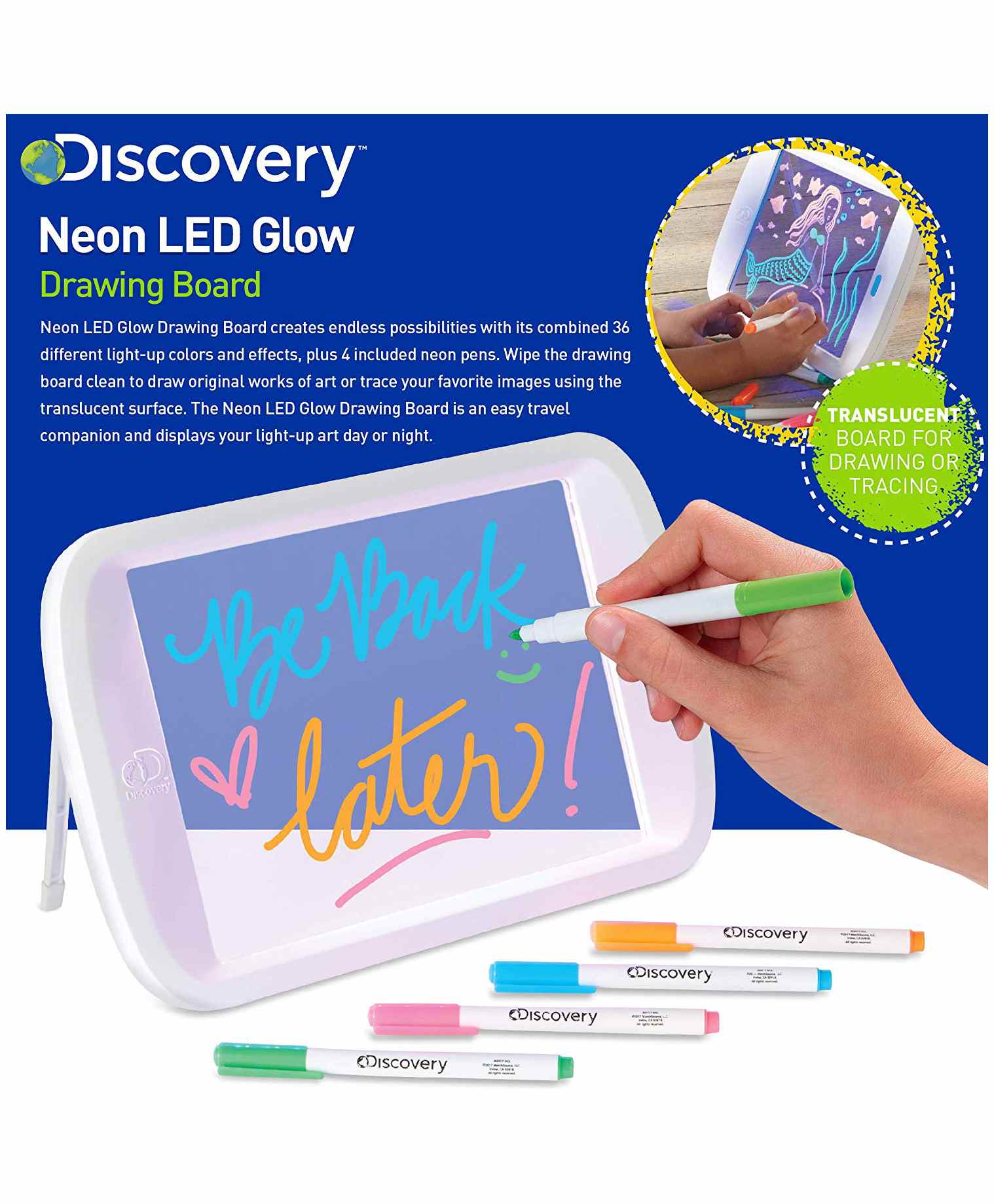 glow light drawing board