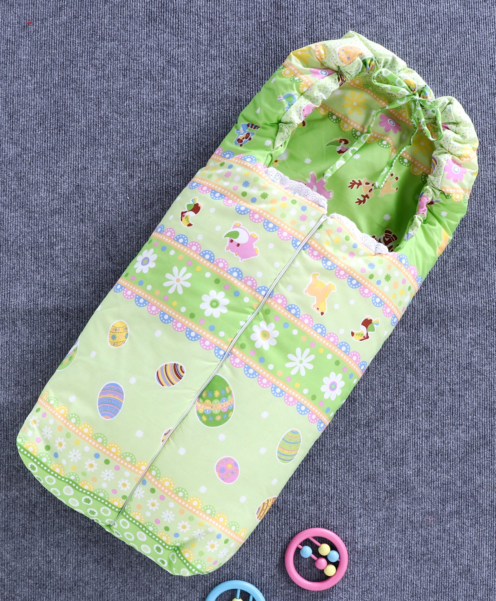 baby sleeping bag with zip