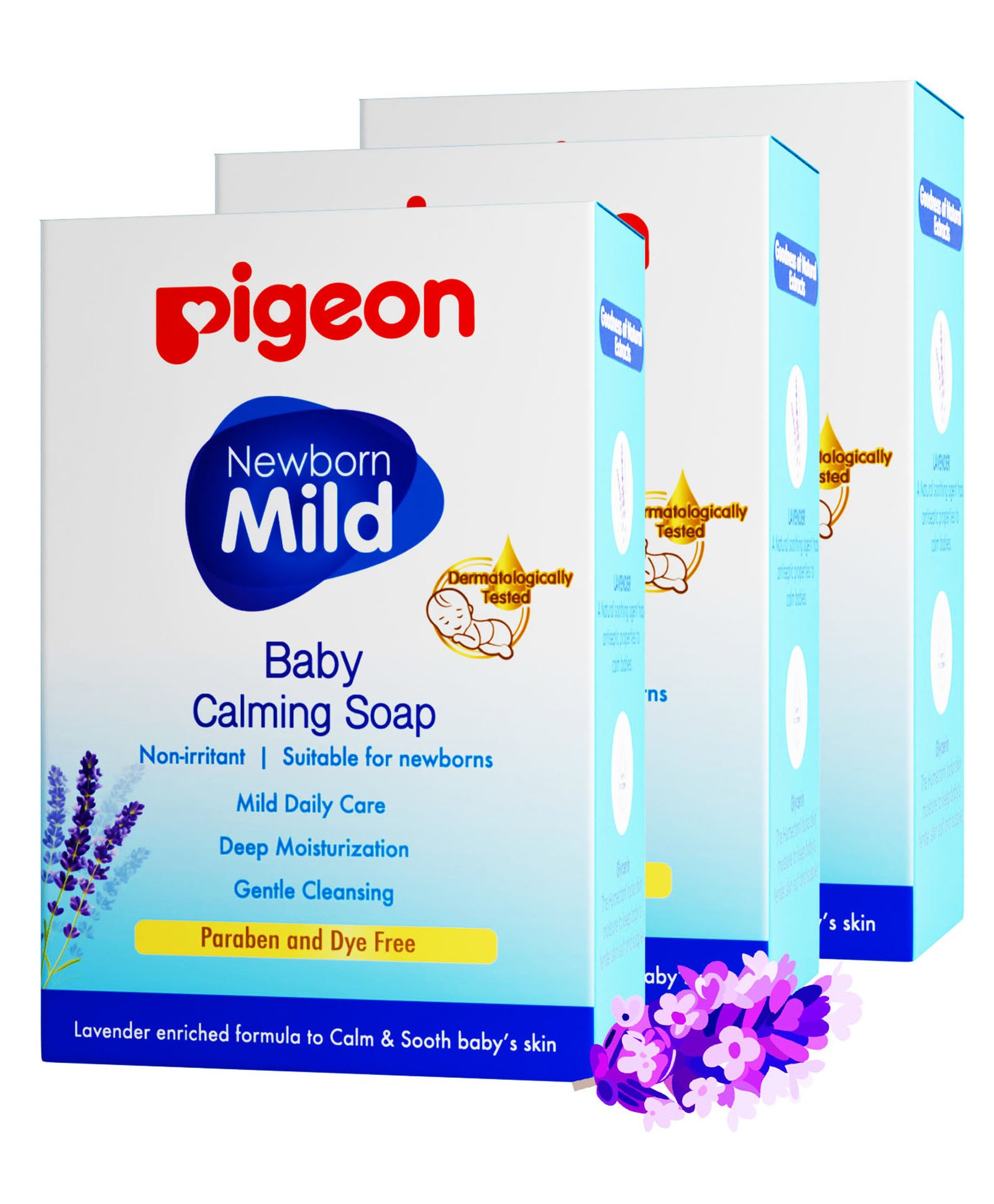 Pigeon Baby Calming Soap Pack of 3 - 100 gm each-picture-39
